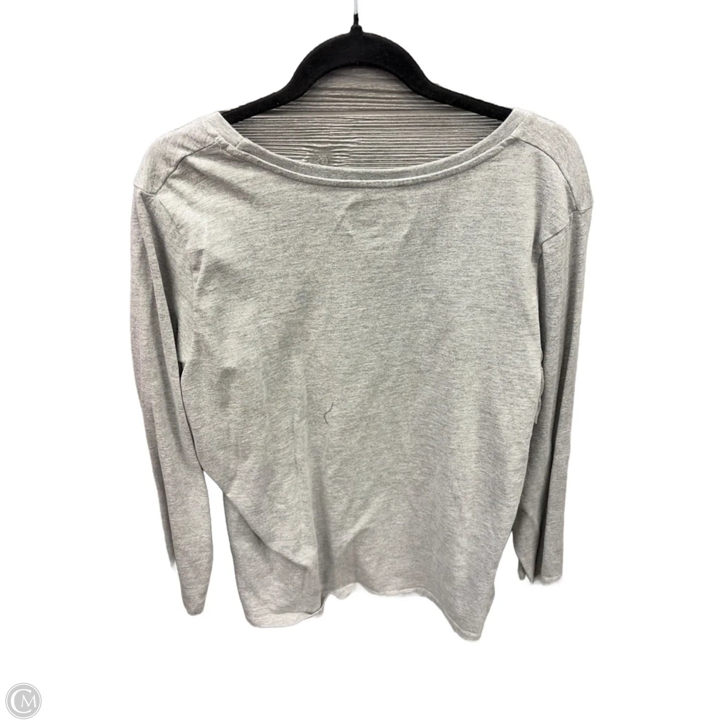 Top Long Sleeve By Clothes Mentor In Grey, Size: 1x
