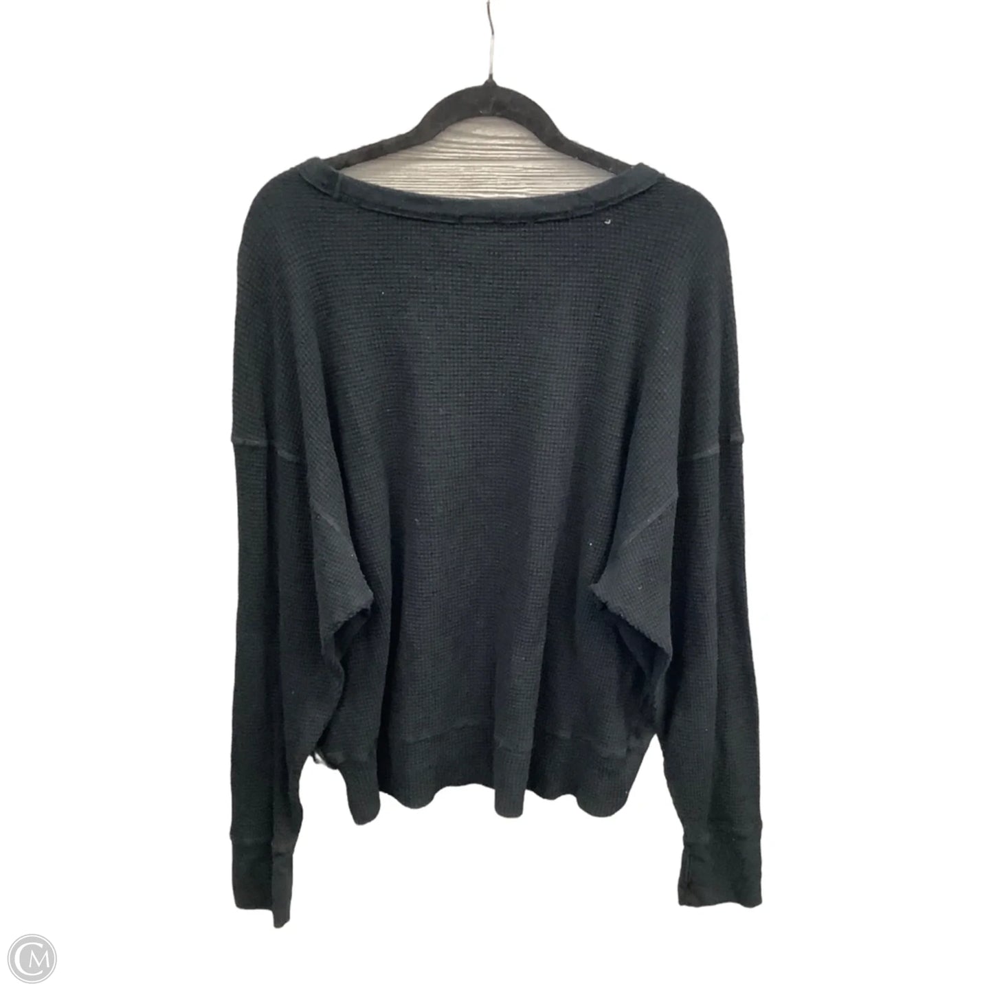 Top Long Sleeve By Offline By Aerie In Black, Size: M