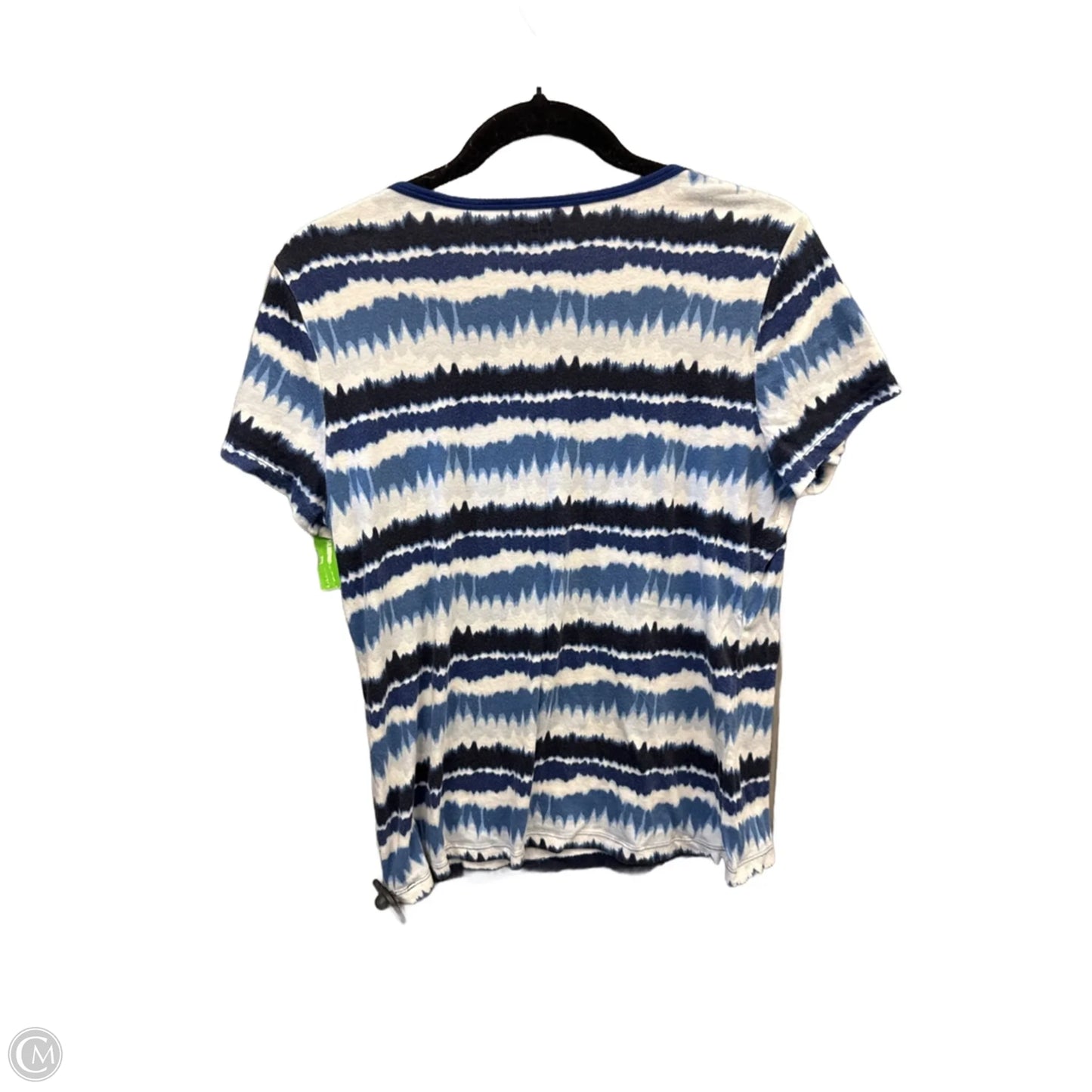 Top Short Sleeve By Falls Creek In Blue, Size: L