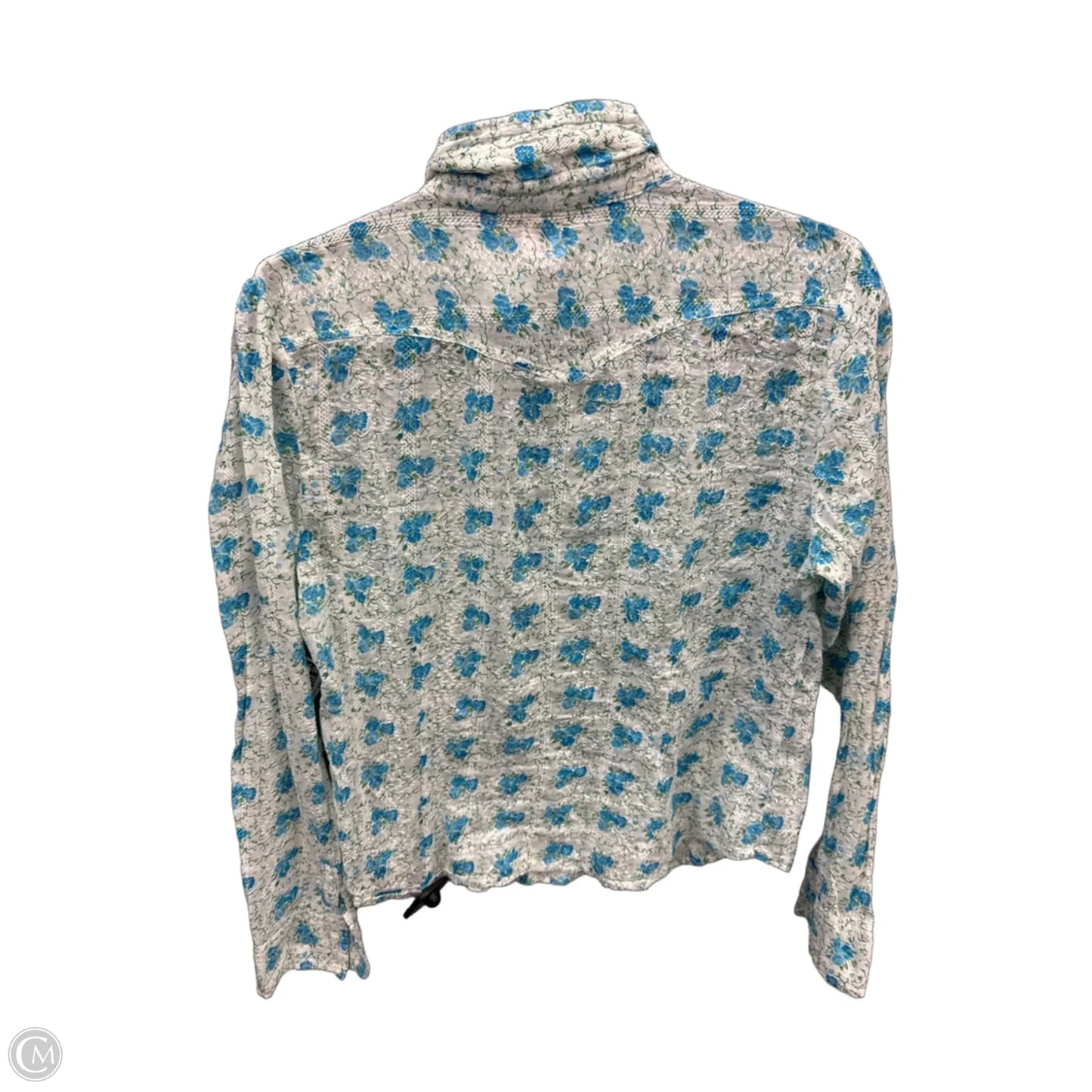 Top Long Sleeve By Clothes Mentor In Floral Print, Size: L