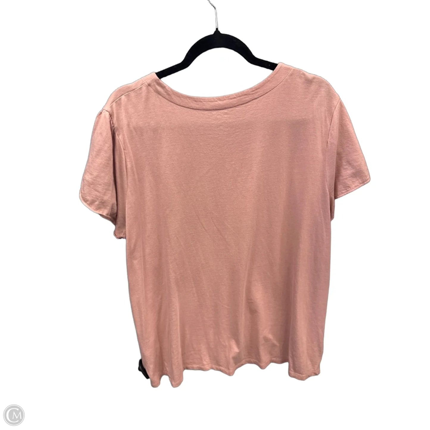 Top Short Sleeve By Banana Republic In Pink, Size: Xxl