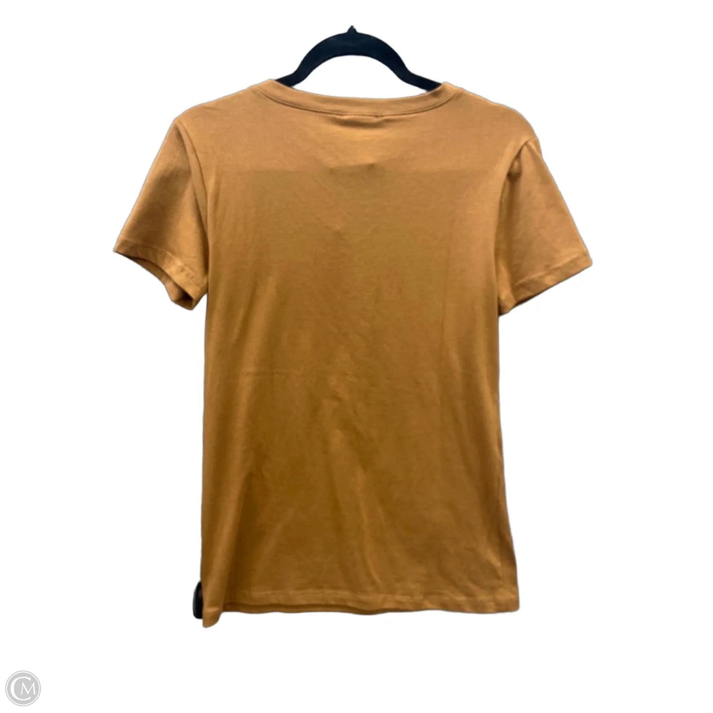 Top Short Sleeve By Zenana In Brown, Size: L