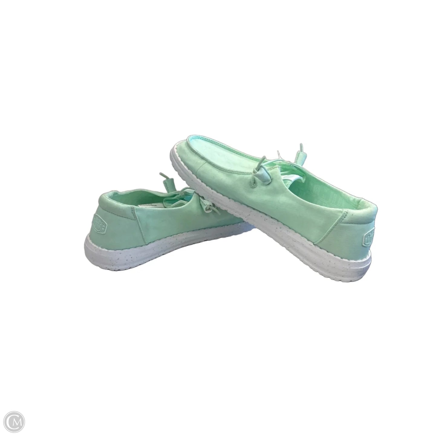 Shoes Flats By Hey Dude In Blue, Size: 11
