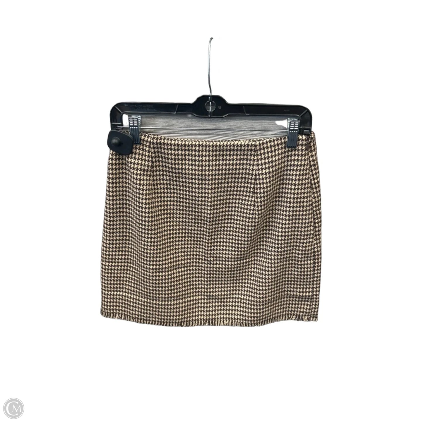 Skirt Mini & Short By Hem & Thread In Brown, Size: M
