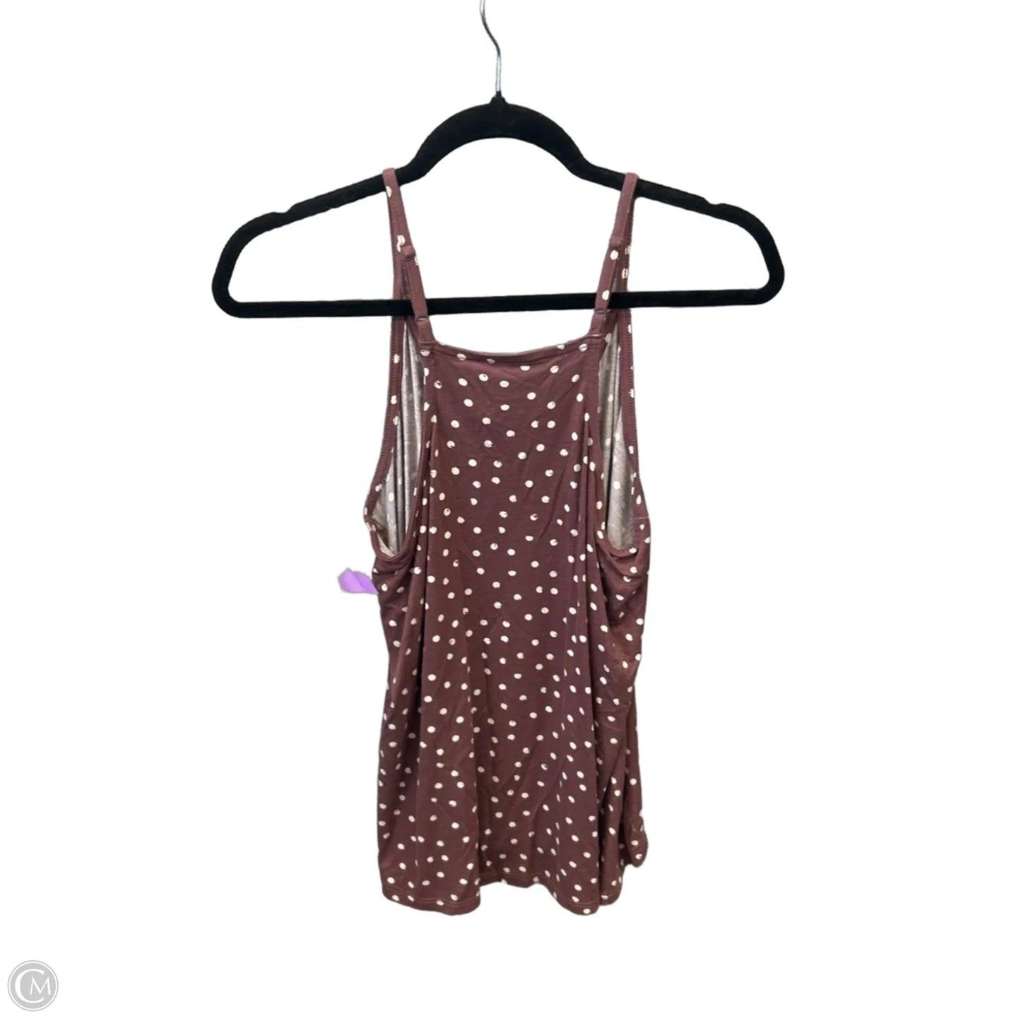 Top Sleeveless By Maurices In Polkadot Pattern, Size: M