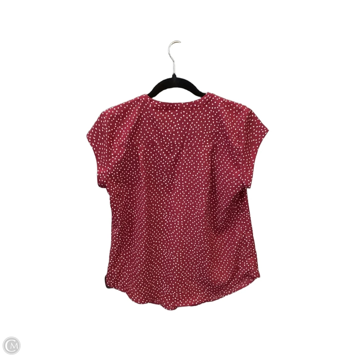 Top Short Sleeve By Clothes Mentor In Red, Size: S