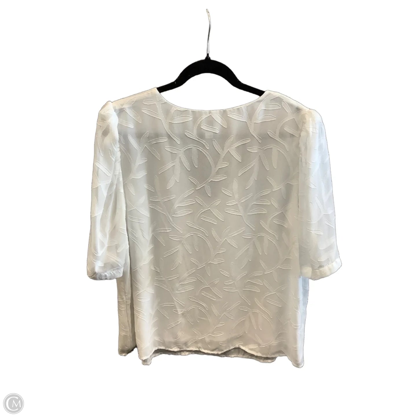Top Short Sleeve By A New Day In White, Size: Xxl