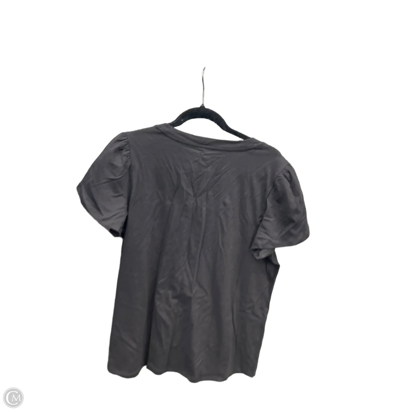 Top Short Sleeve By Maurices In Black, Size: Xl