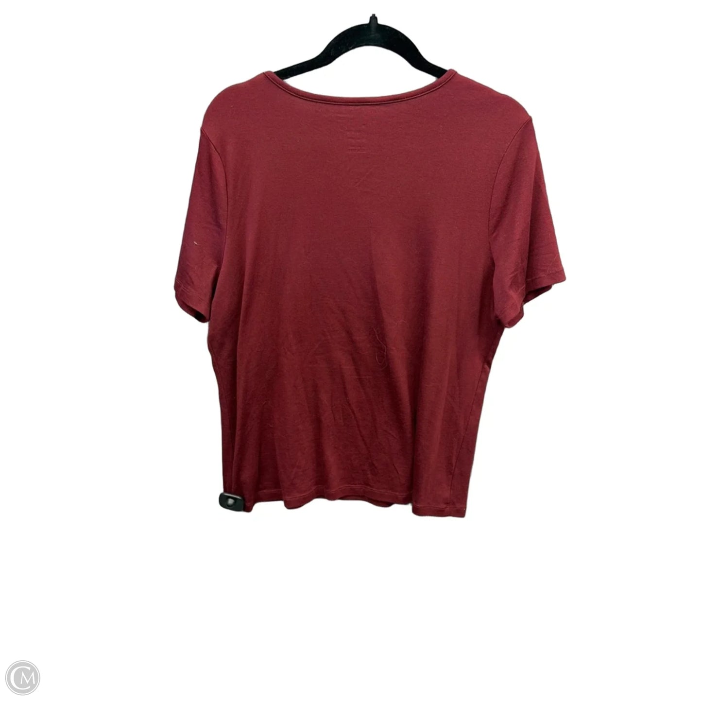 Top Short Sleeve By A New Day In Red, Size: Xxl