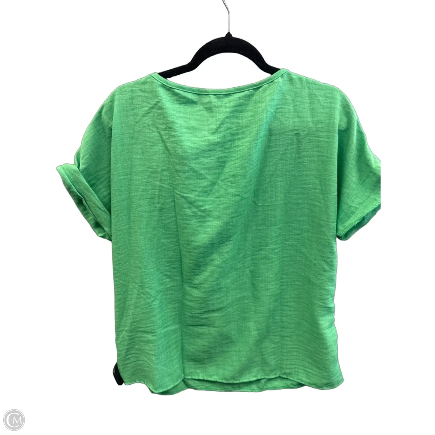 Top Short Sleeve By Clothes Mentor In Green, Size: L