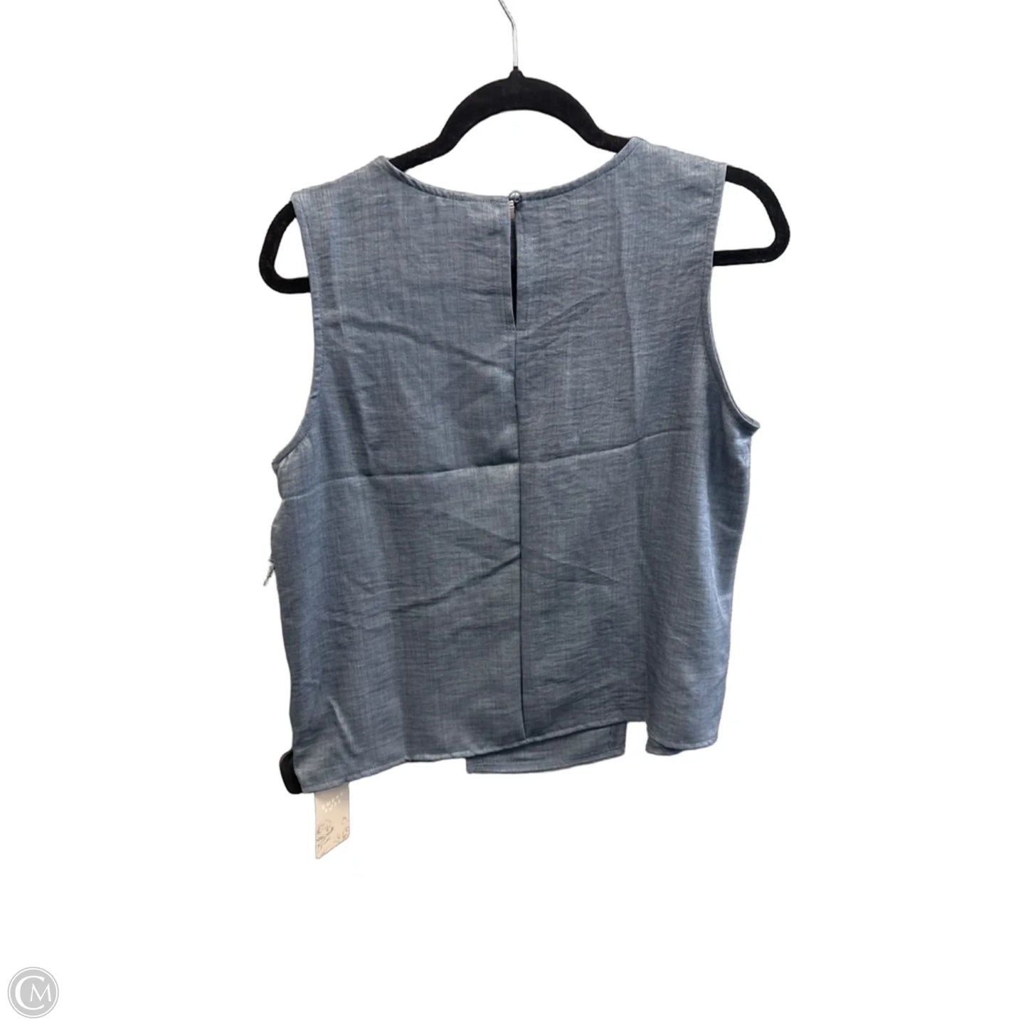 Top Sleeveless By Emery Rose In Blue, Size: L