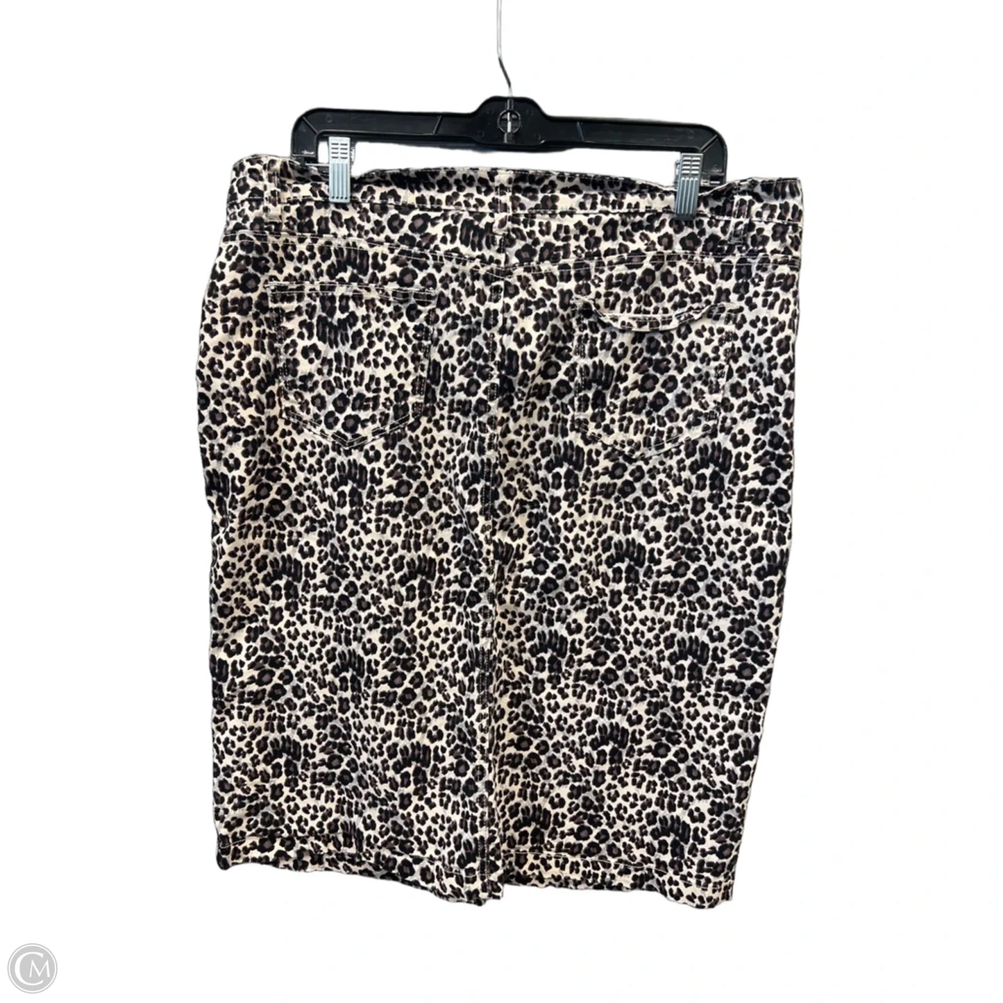 Skirt Midi By Clothes Mentor In Animal Print, Size: 14
