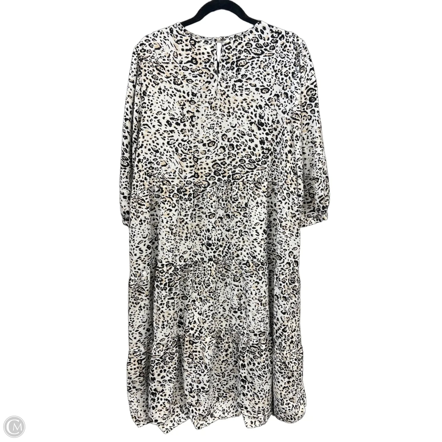 Dress Casual Midi By Ophelia Roe In Animal Print, Size: 1x