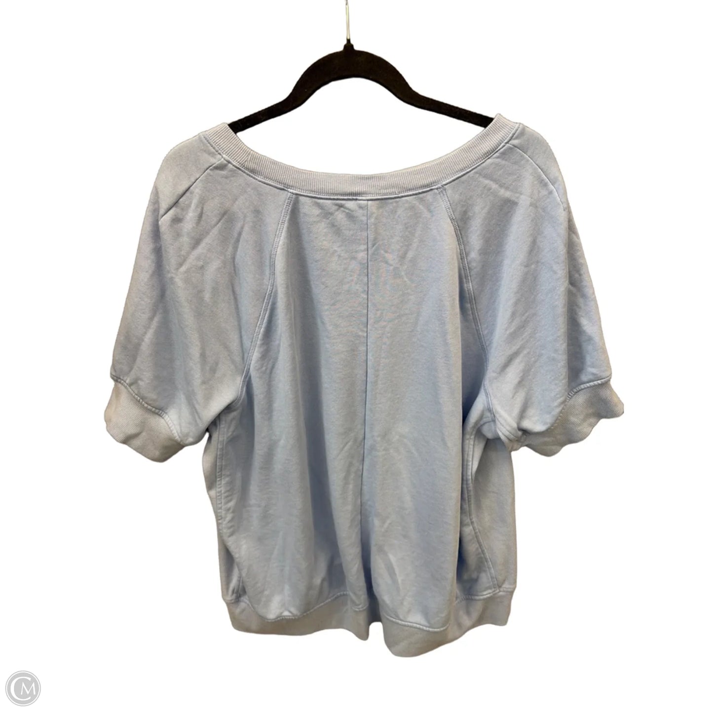 Top Short Sleeve By Lane Bryant In Blue, Size: Xxl