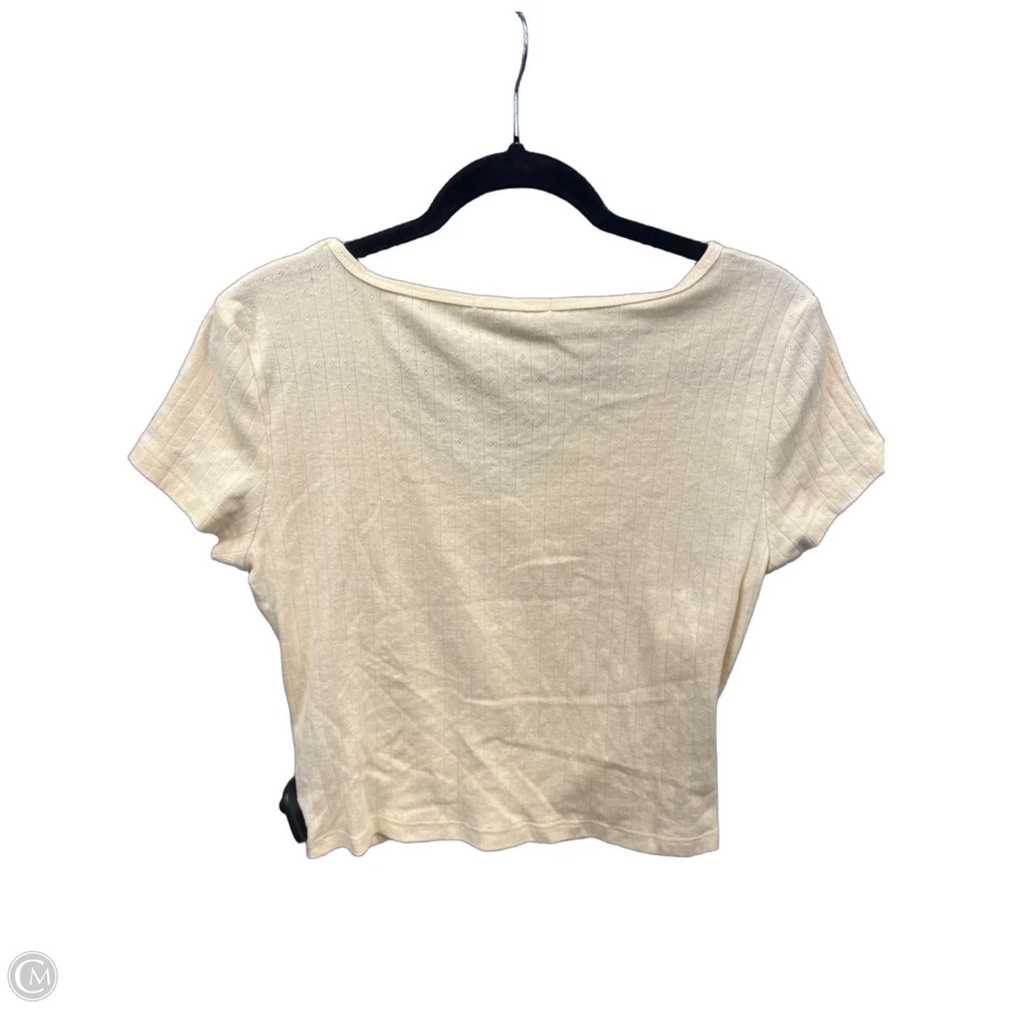 Top Short Sleeve By Pink Republic In Yellow, Size: Xl