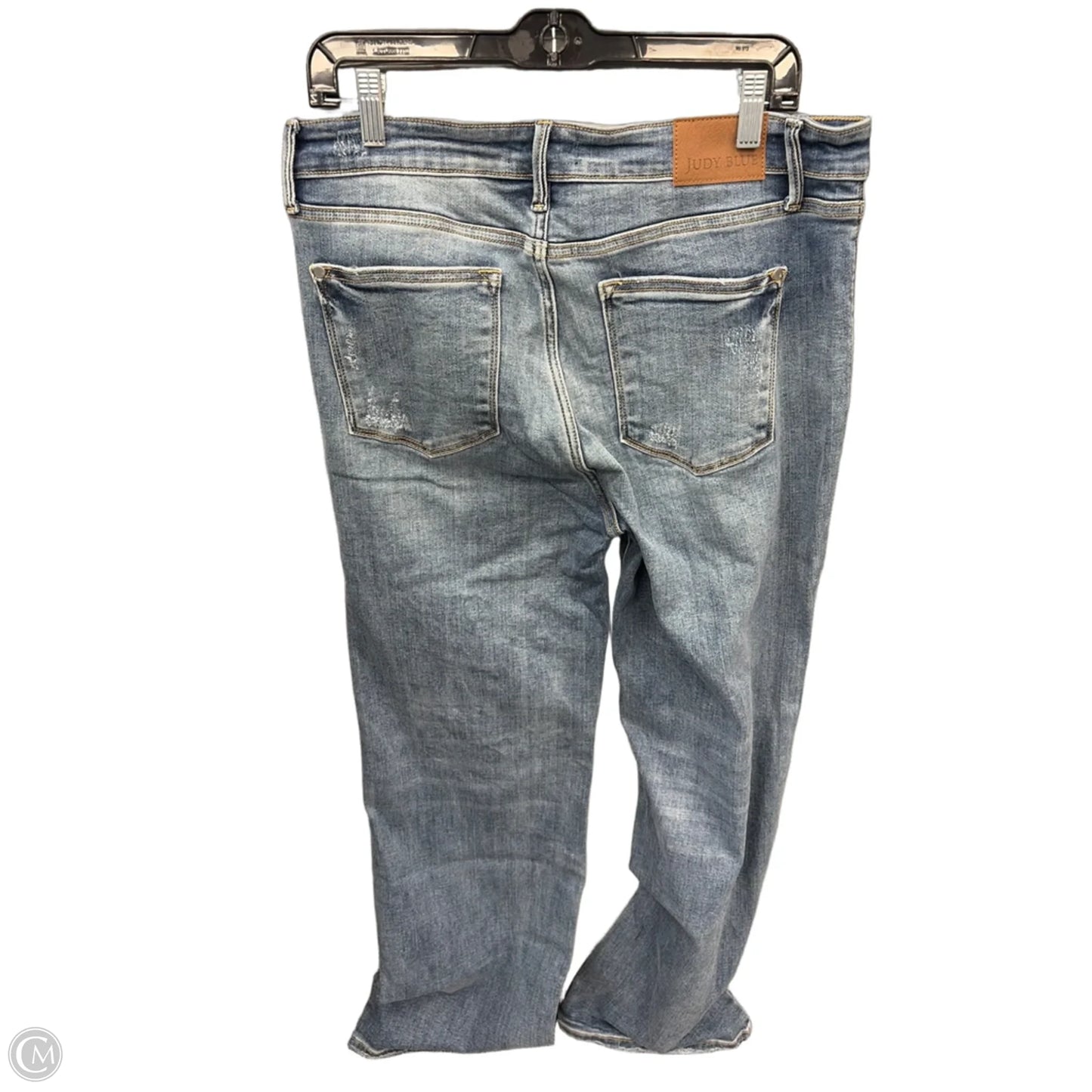 Jeans Straight By Judy Blue In Blue Denim, Size: 14