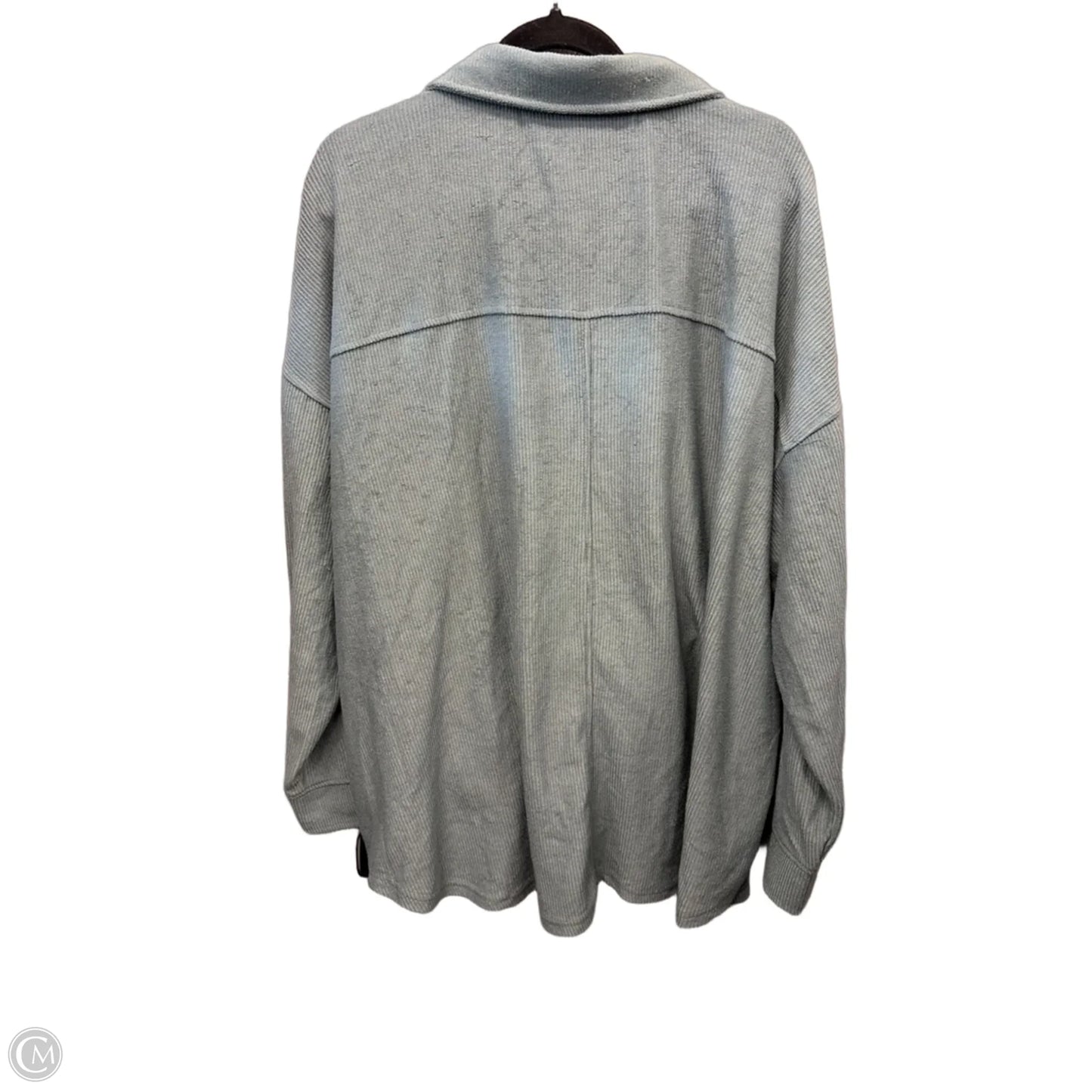 Top Long Sleeve By Maurices In Blue, Size: 3x