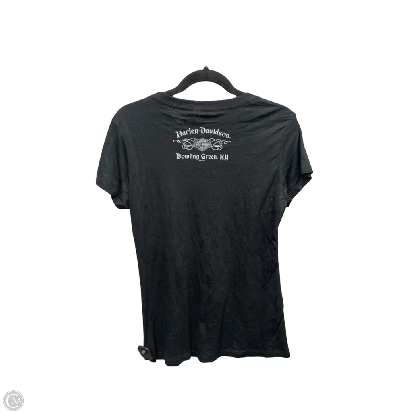 Top Short Sleeve By Harley Davidson In Black, Size: L