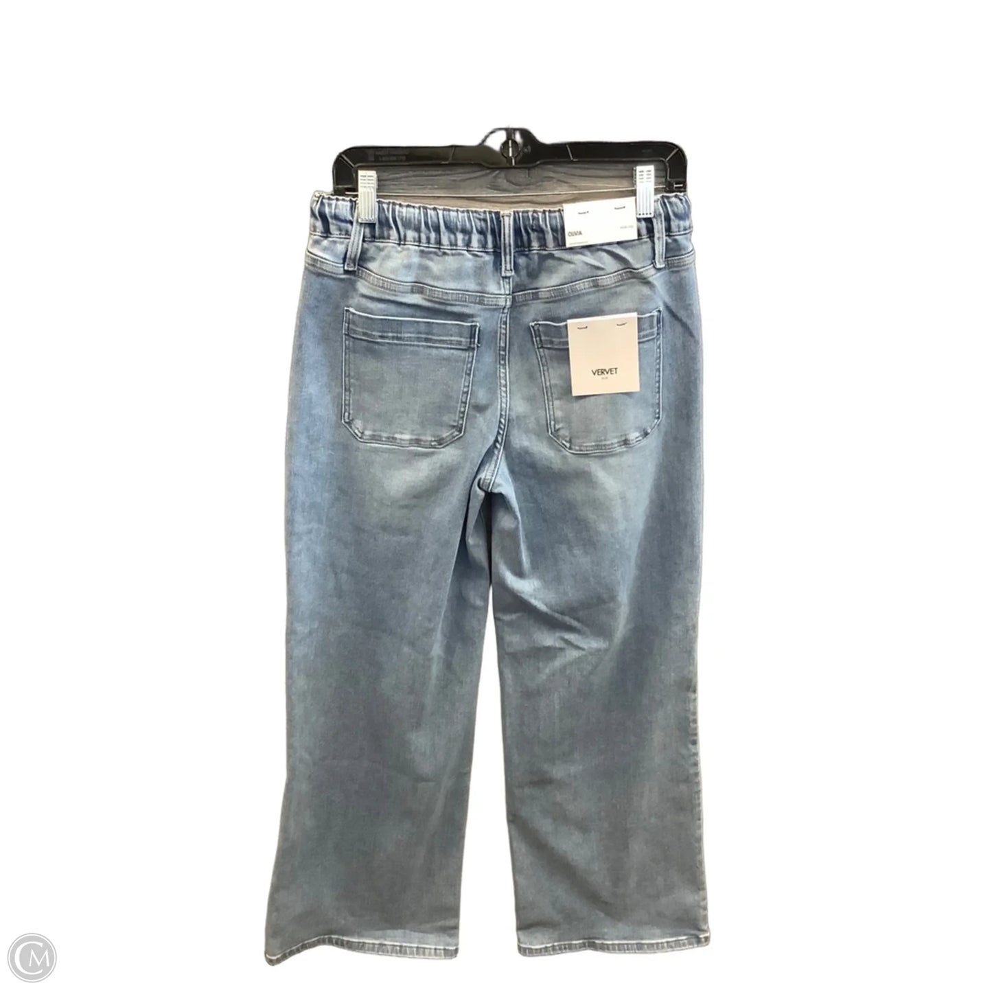 Jeans Wide Leg By Vervet In Blue Denim, Size: 6