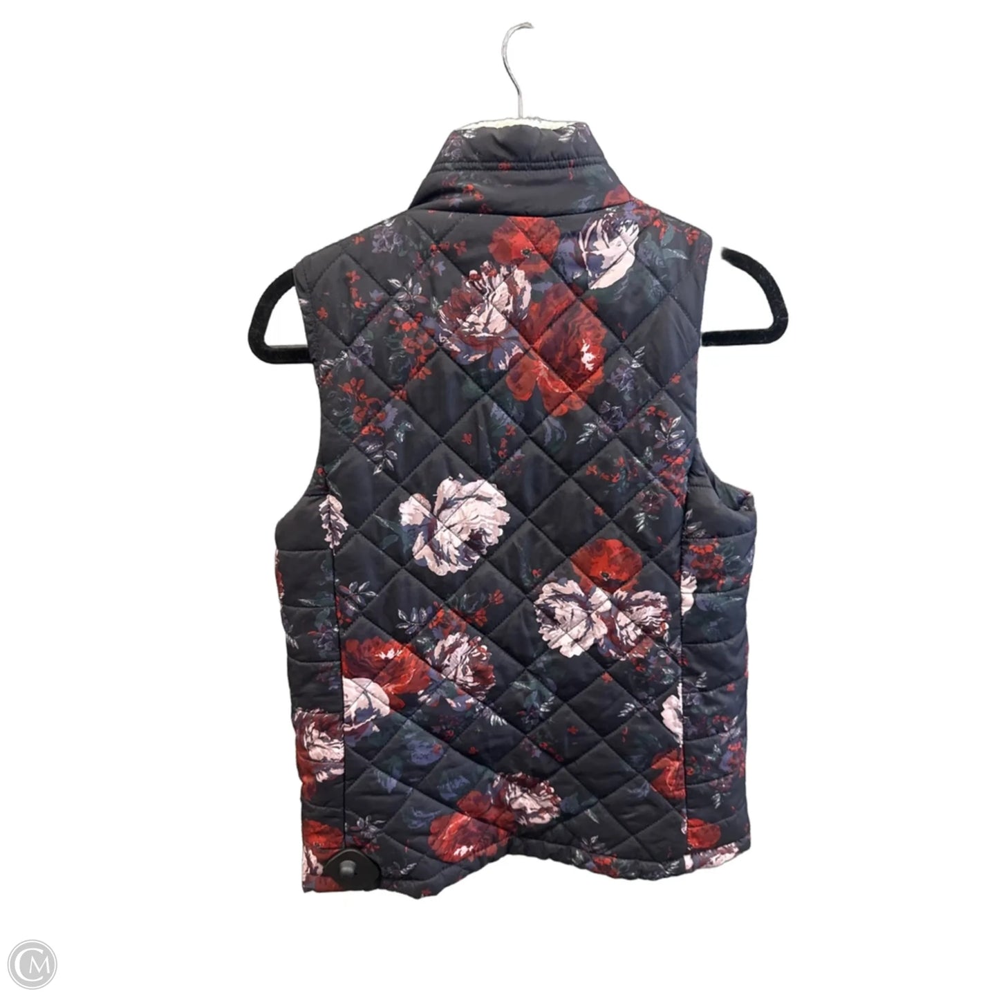 Vest Puffer & Quilted By Maurices In Floral Print, Size: S