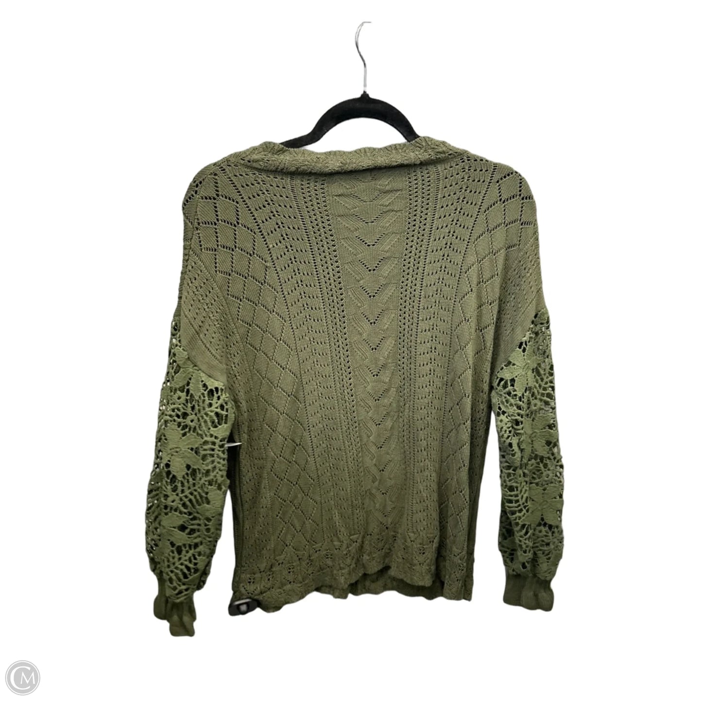 Top Long Sleeve By Clothes Mentor In Green, Size: L