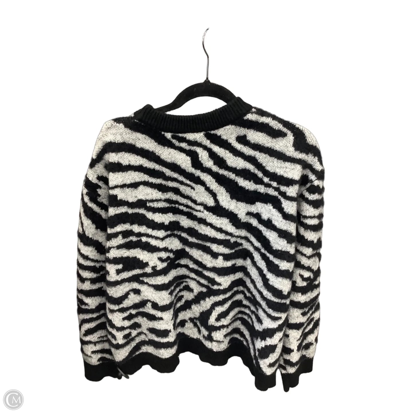 Sweater By Grace + Karma In Zebra Print, Size: Xl