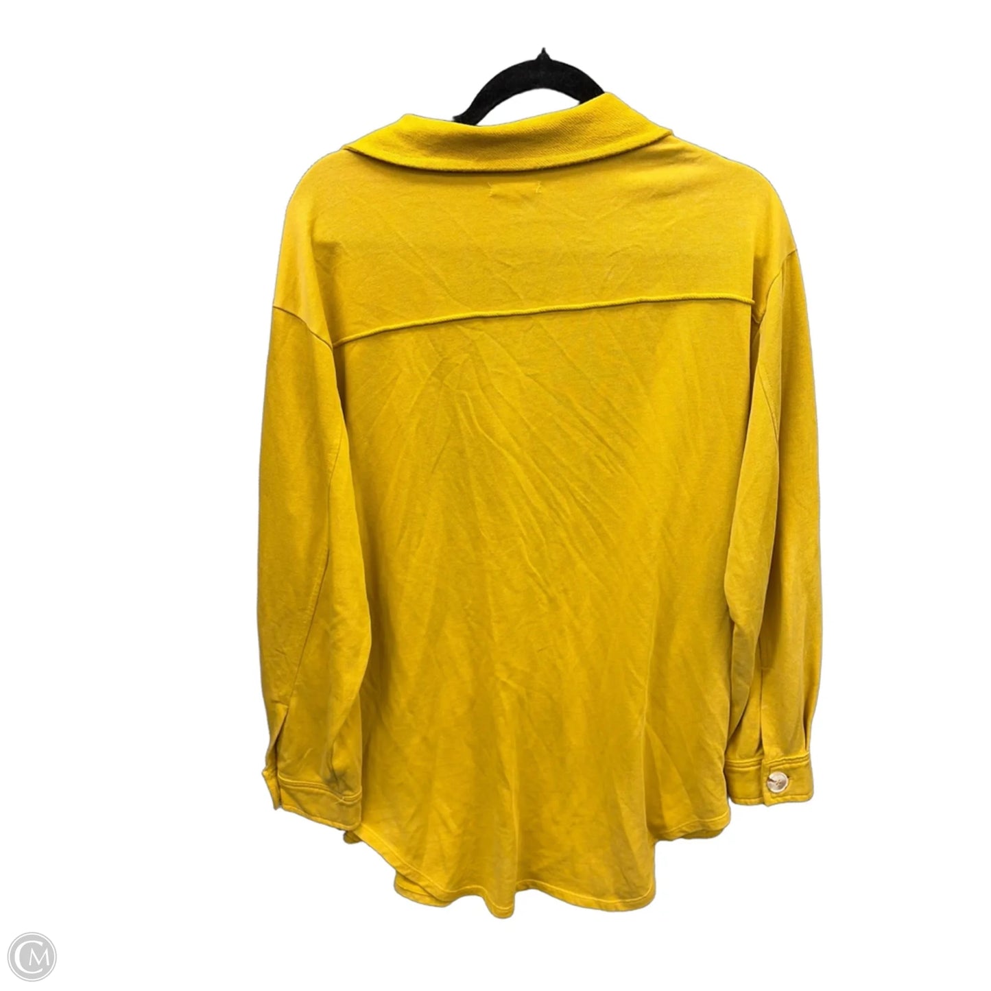 Top Long Sleeve By Maurices In Yellow, Size: M