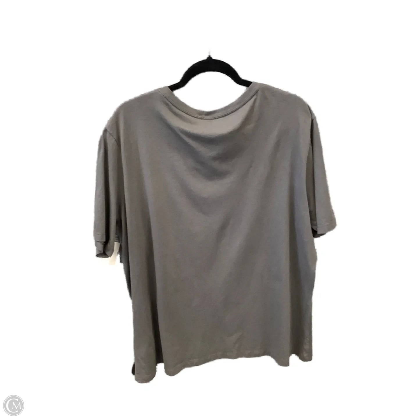 Top Short Sleeve Basic By Bella + Canvas In Grey, Size: 3x