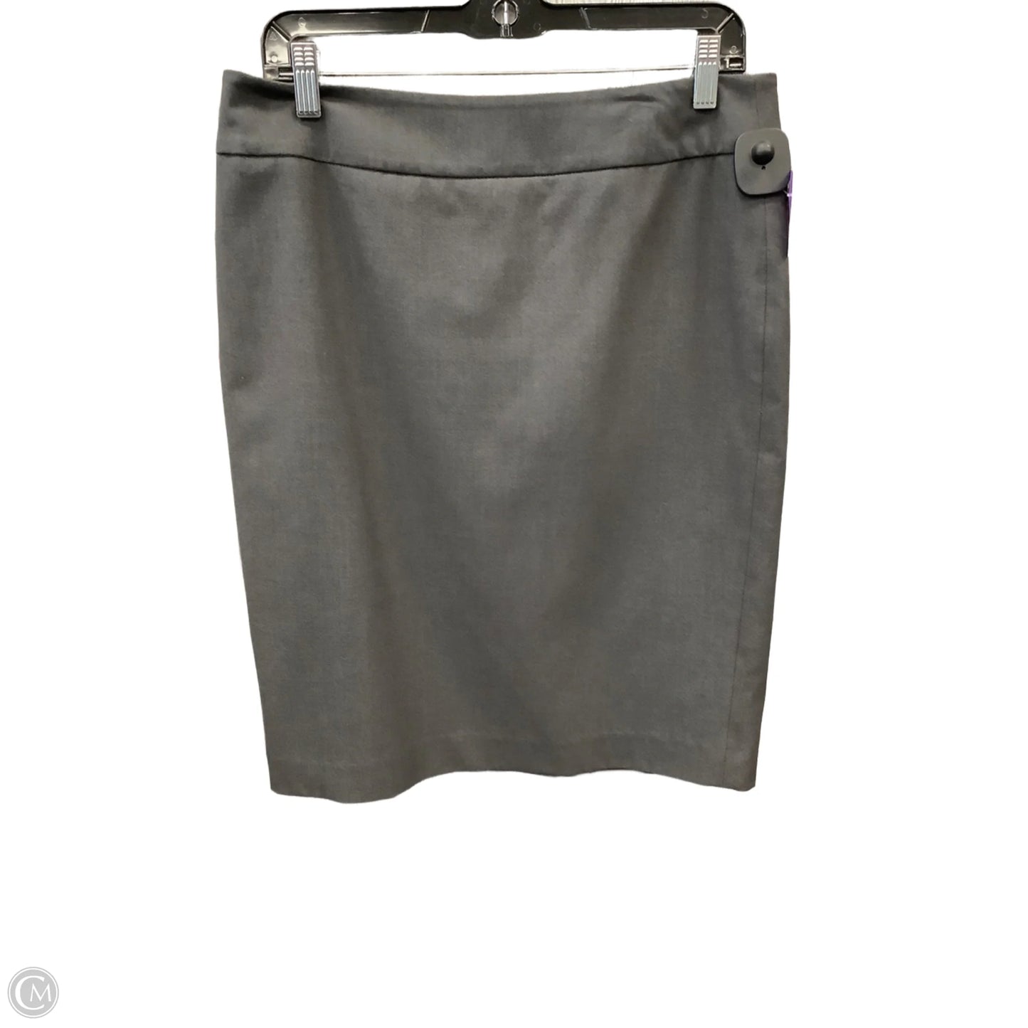 Skirt Suit 2pc By Nine West Apparel In Grey, Size: M