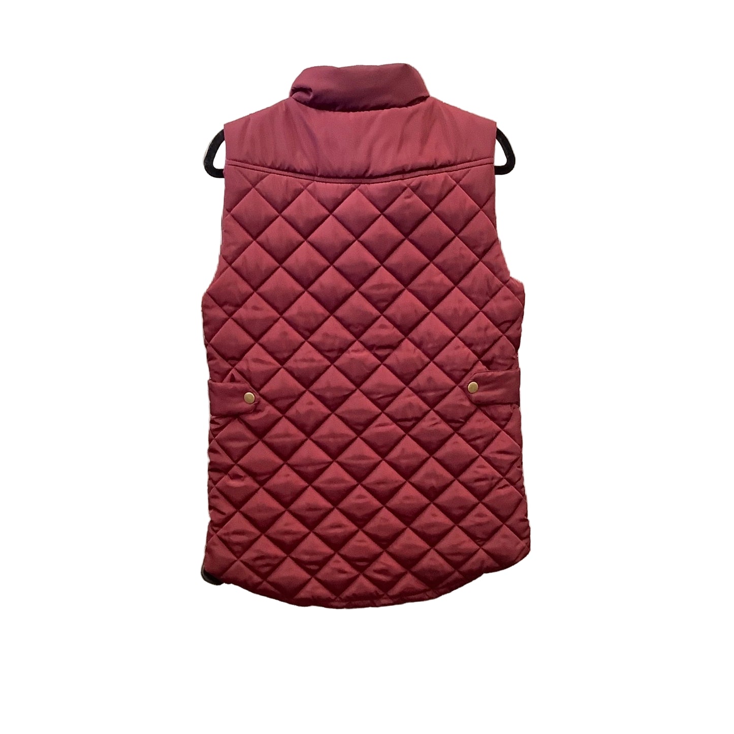 Vest Puffer & Quilted By Clothes Mentor In Red, Size: S