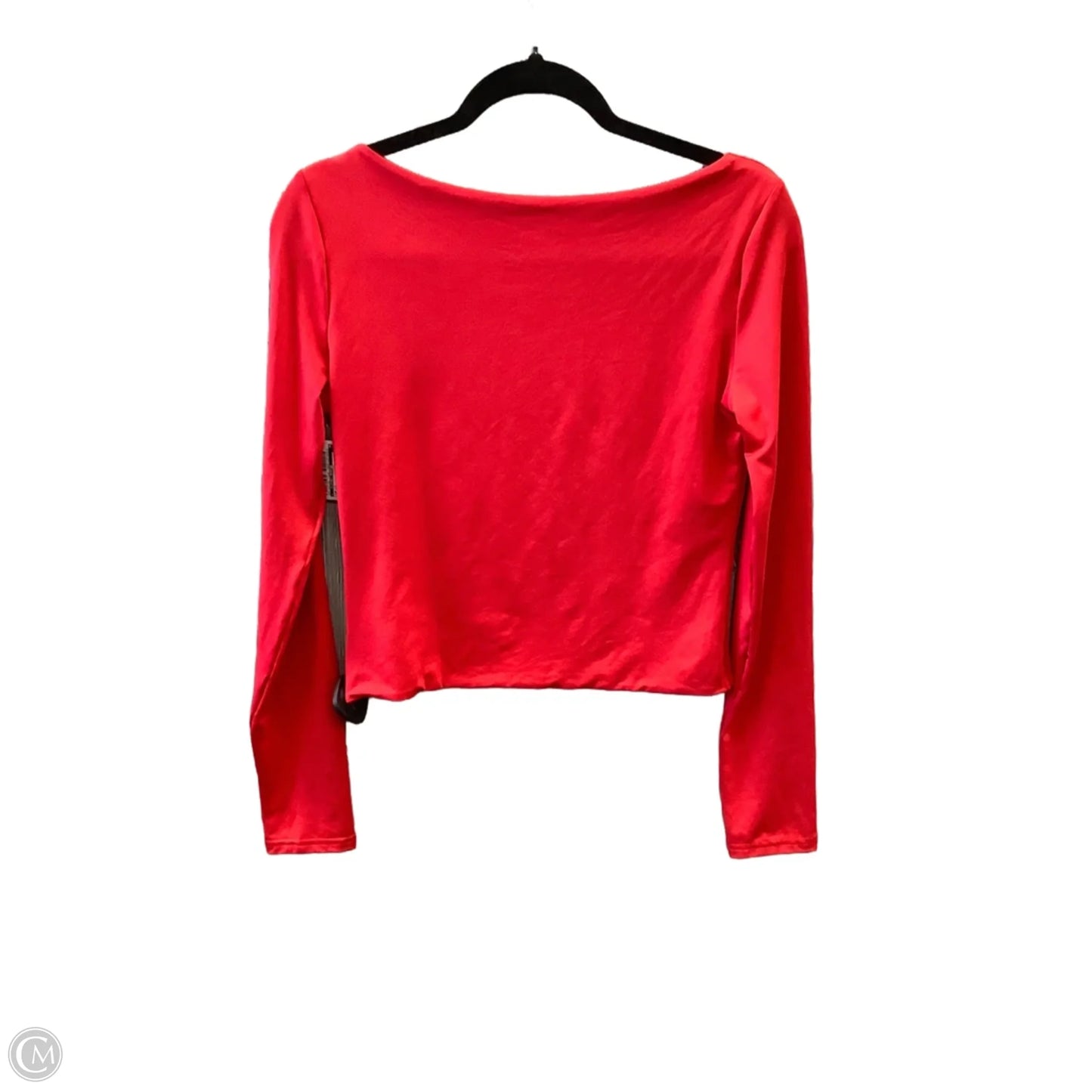 Top Long Sleeve By Clothes Mentor In Red, Size: M