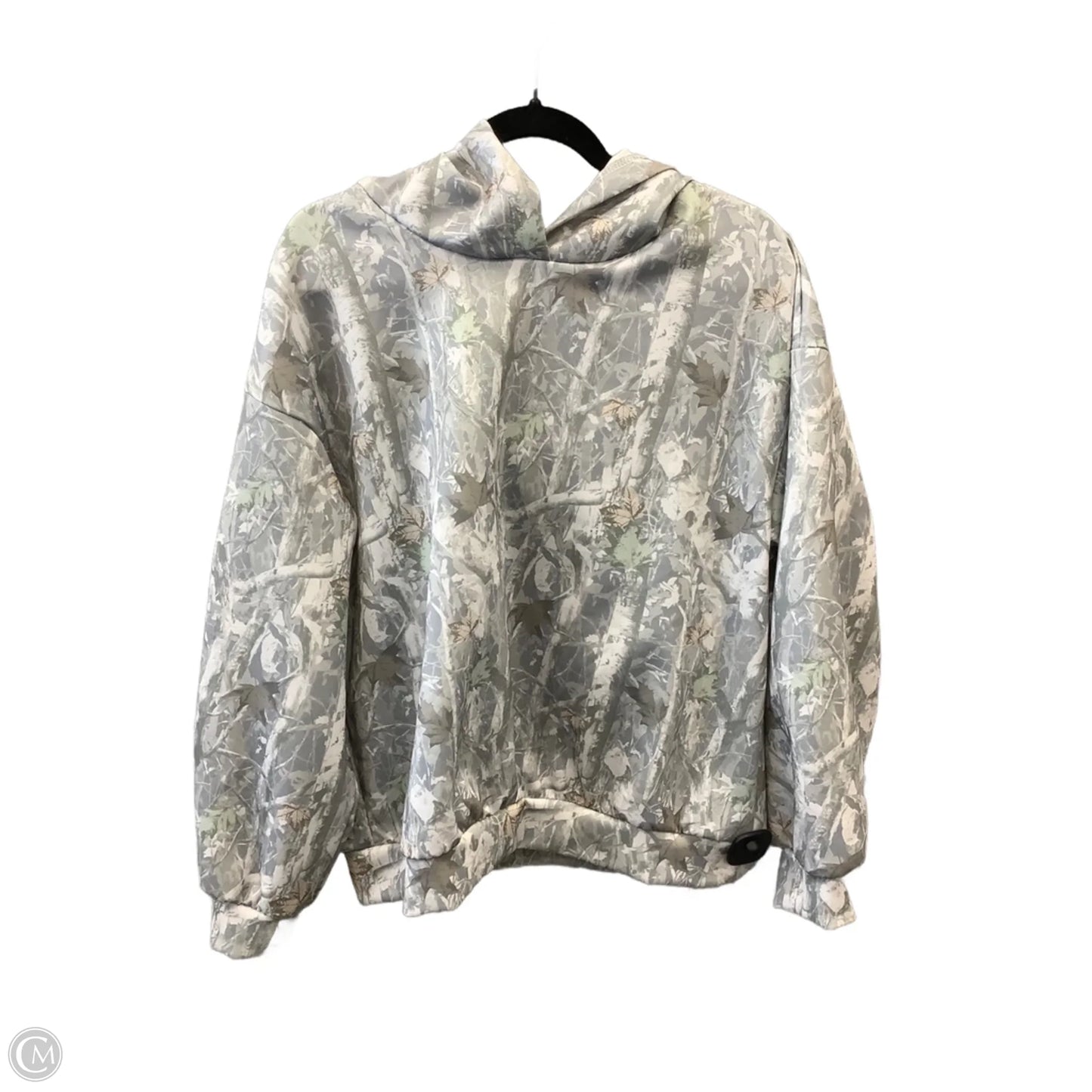 Sweatshirt Hoodie By Shein In Green, Size: M