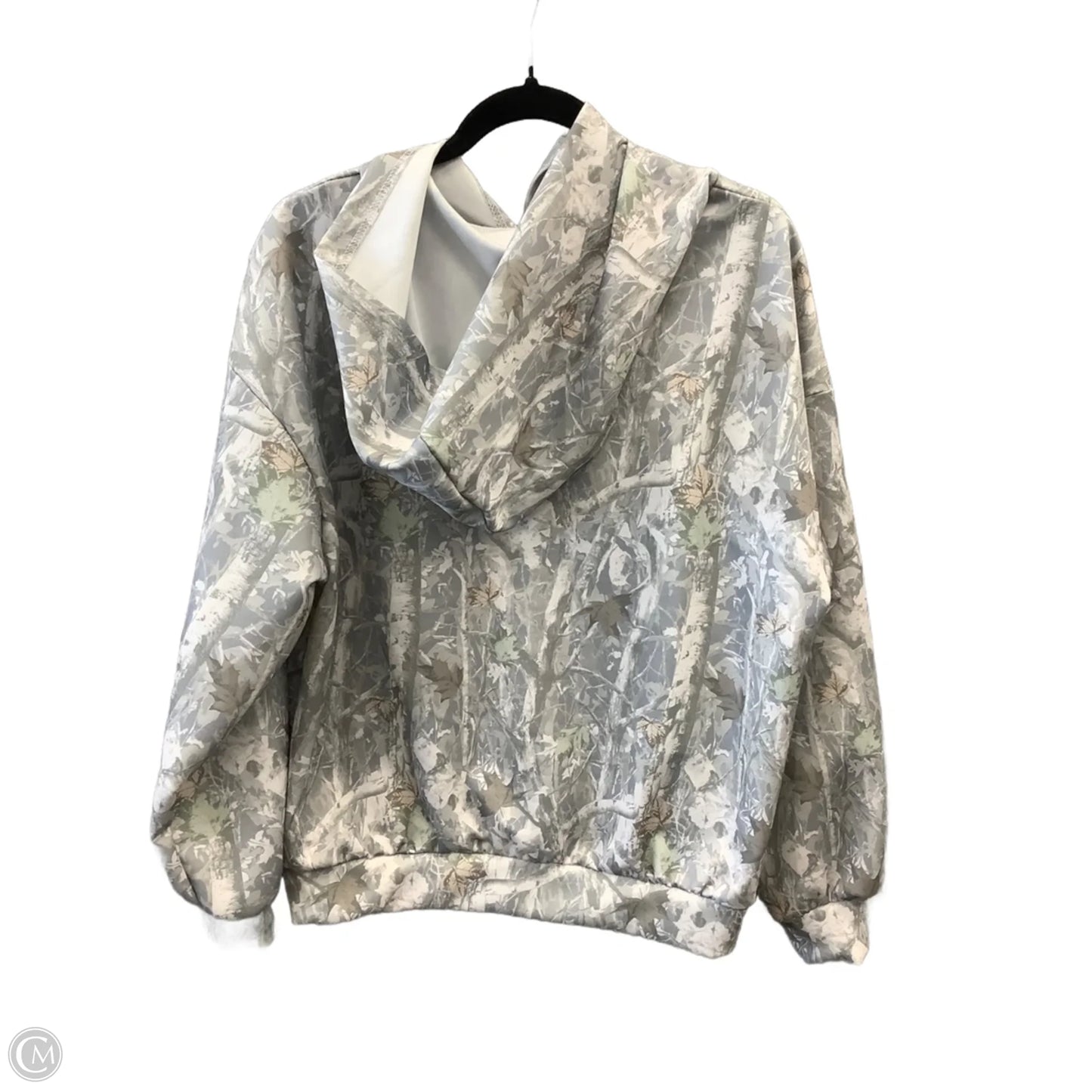 Sweatshirt Hoodie By Shein In Green, Size: M