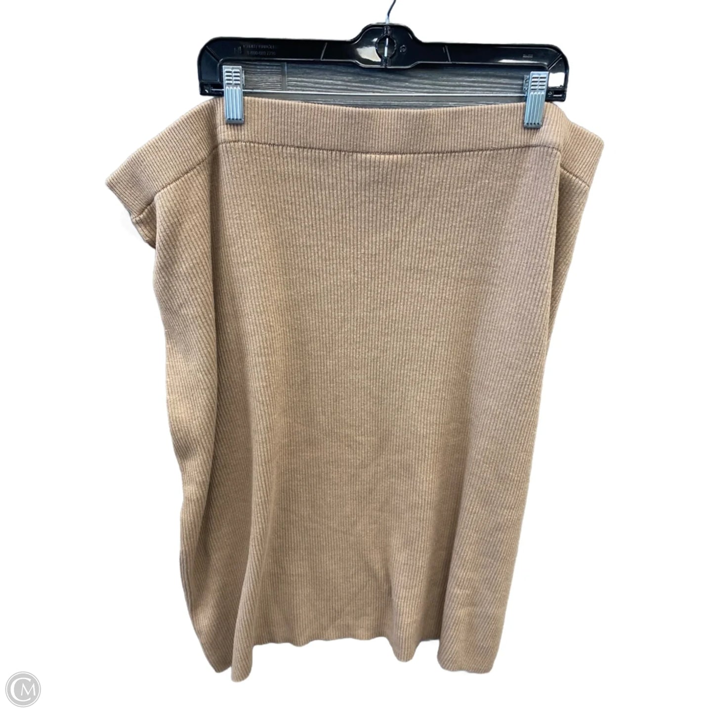 Skirt Midi By Ava & Viv In Brown, Size: 3x