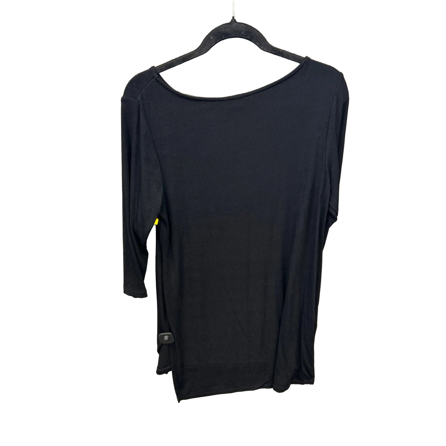 Dress Casual Midi By Chicos In Black, Size: M