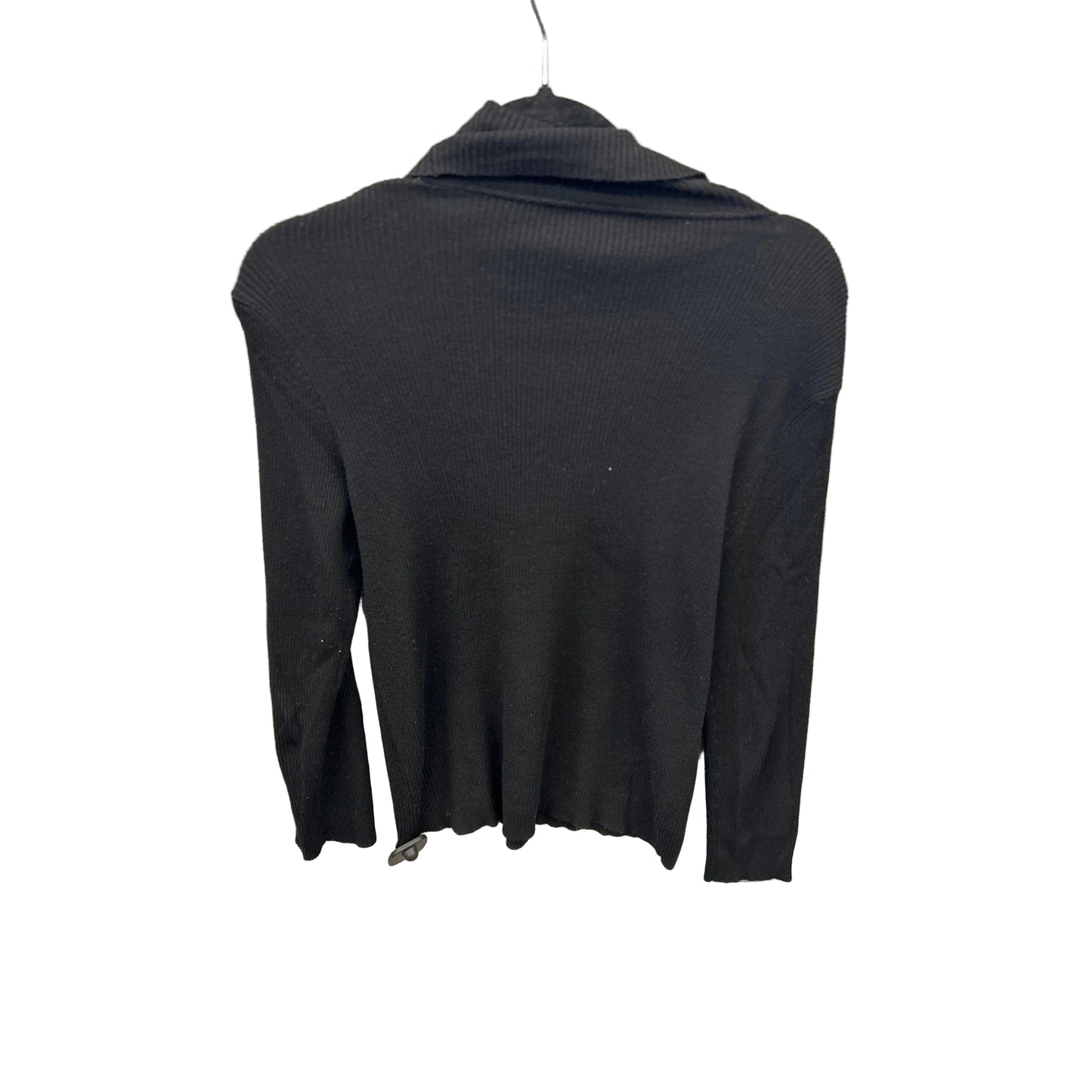 Top Long Sleeve By Chicos In Black, Size: L