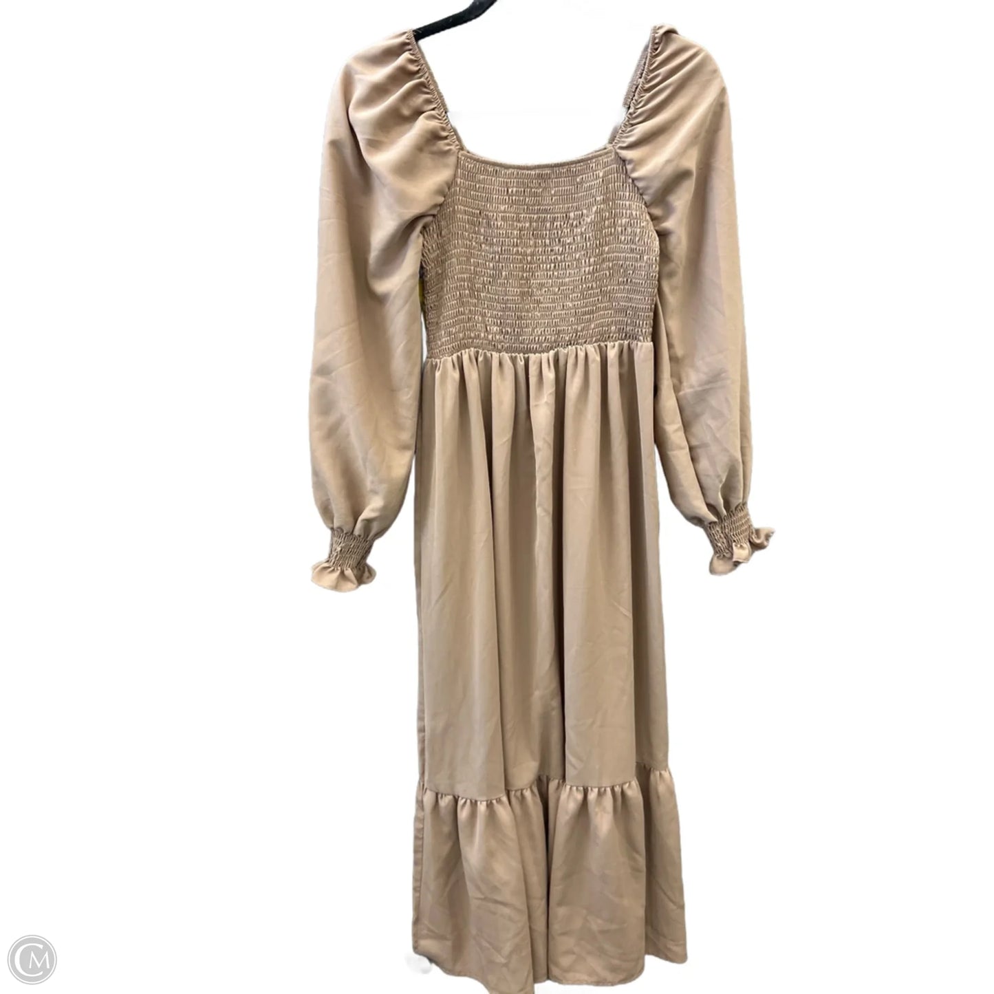 Dress Casual Maxi By Shein In Beige, Size: M