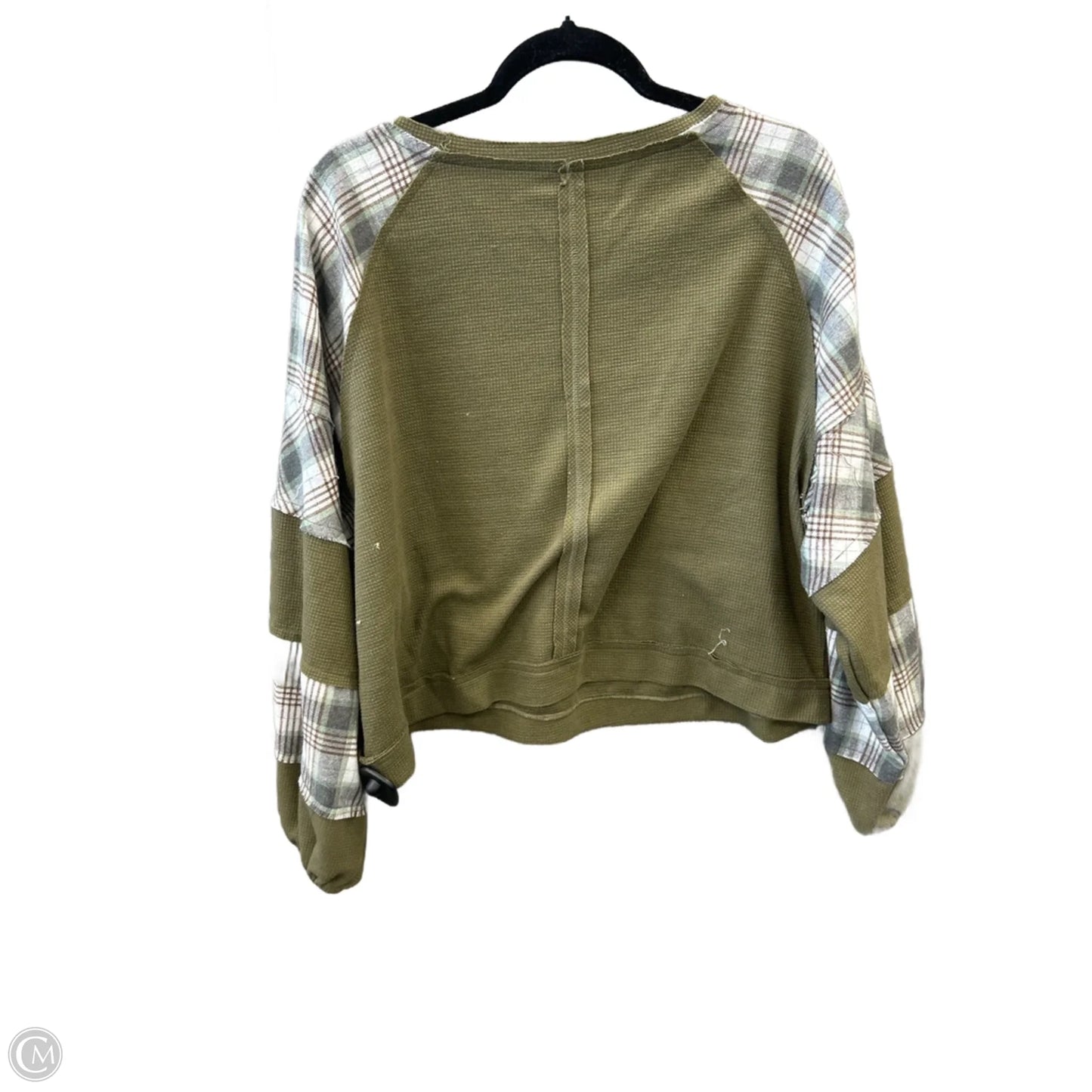 Top Long Sleeve By Clothes Mentor In Green, Size: L