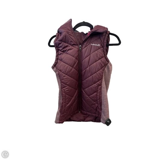 Vest Puffer & Quilted By Avalanche In Maroon, Size: S