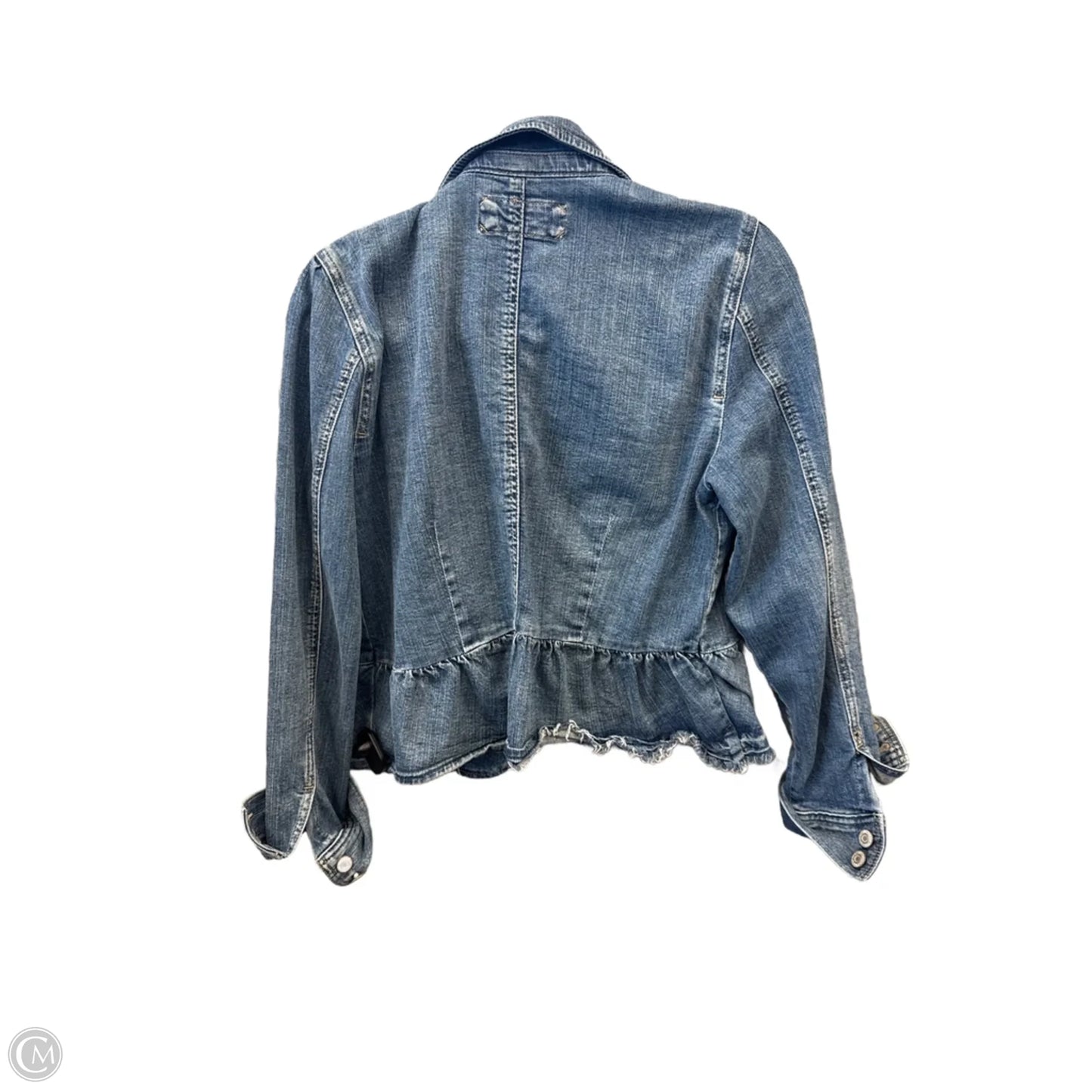 Jacket Denim By Maurices In Blue Denim, Size: L