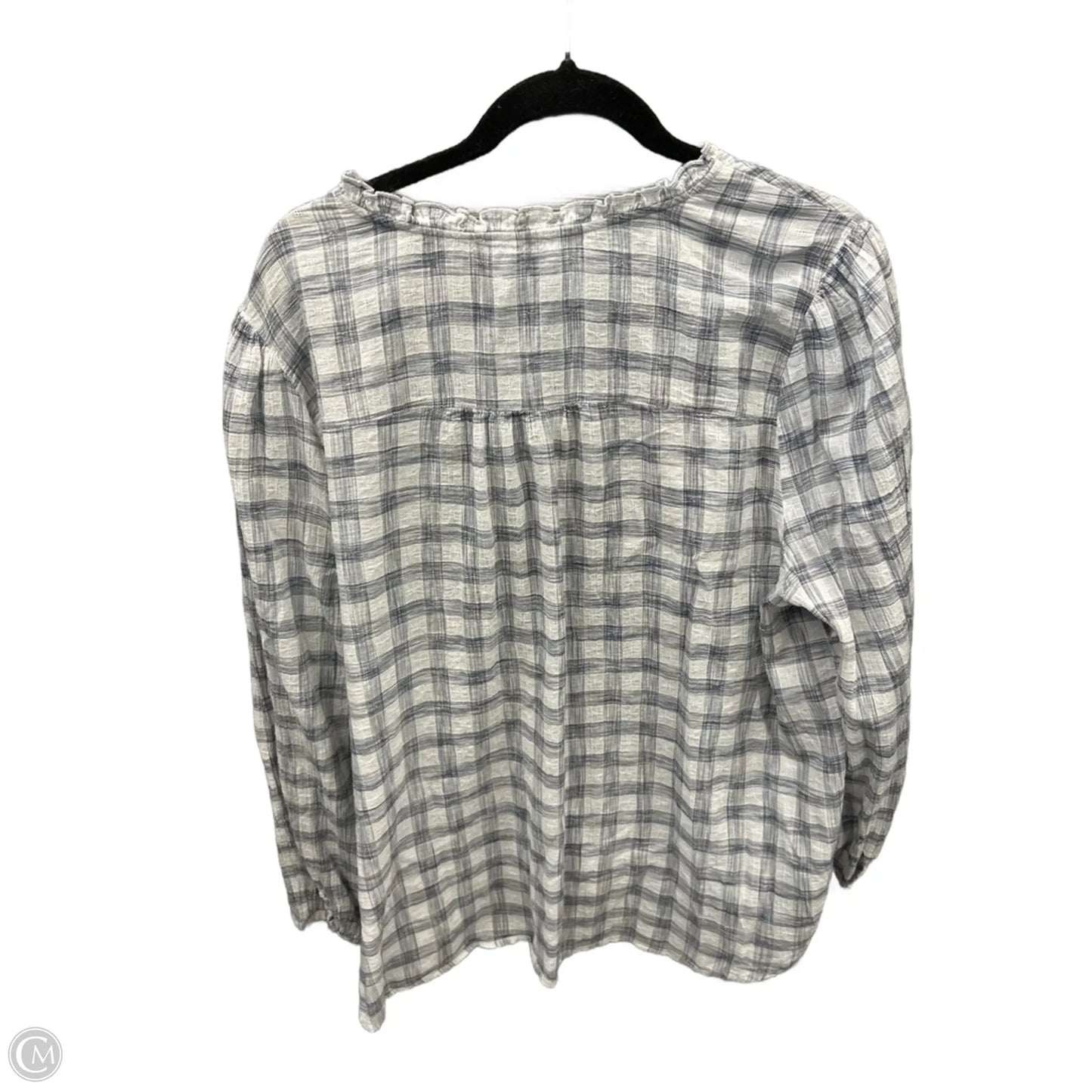 Top Long Sleeve By Daily Thread In White, Size: 1x