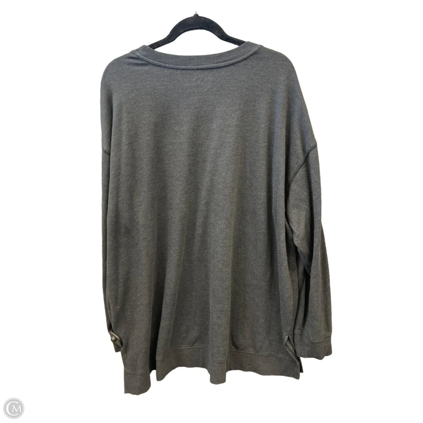 Sweatshirt Crewneck By Terra & Sky In Grey, Size: 2x