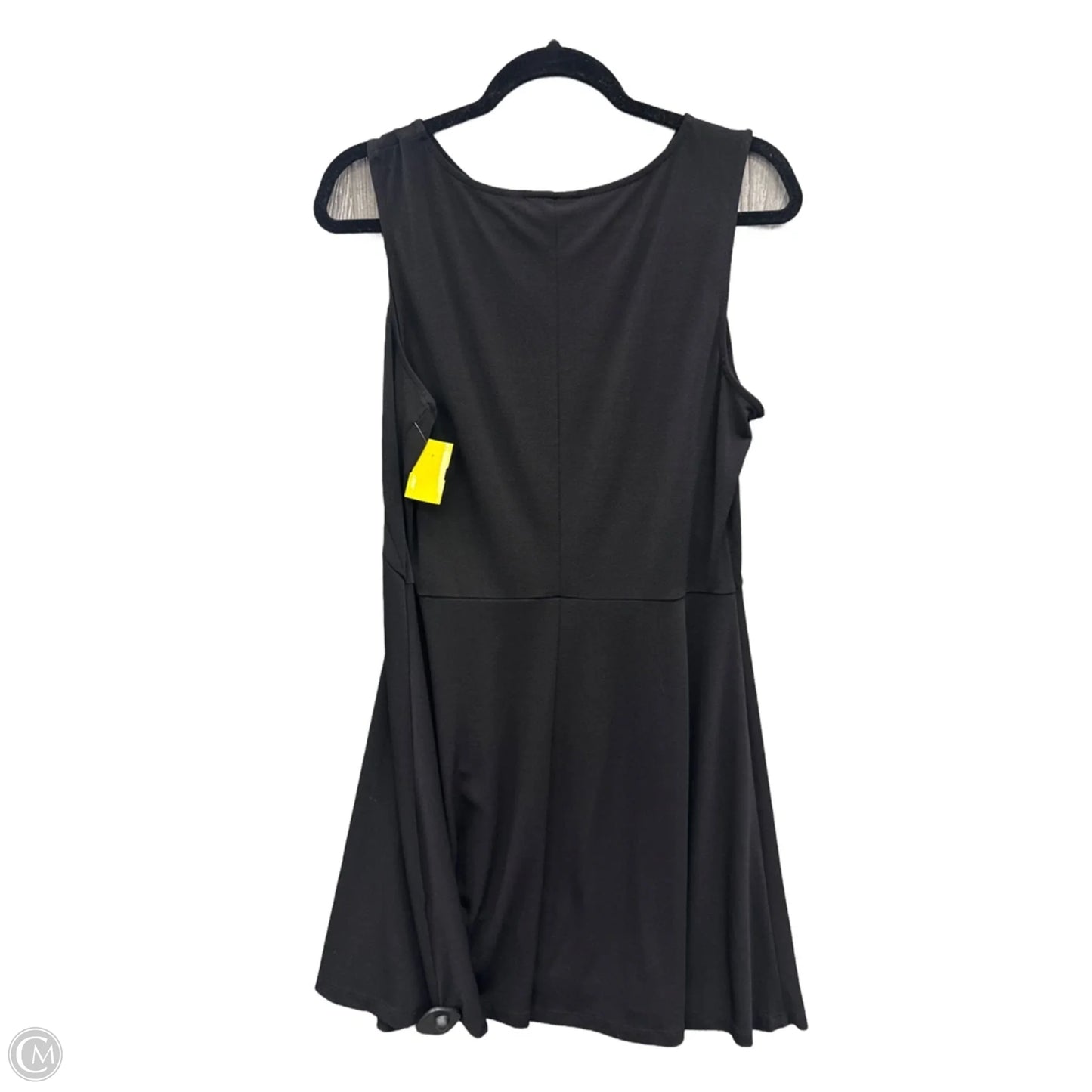Dress Casual Midi By Apt 9 In Black, Size: L