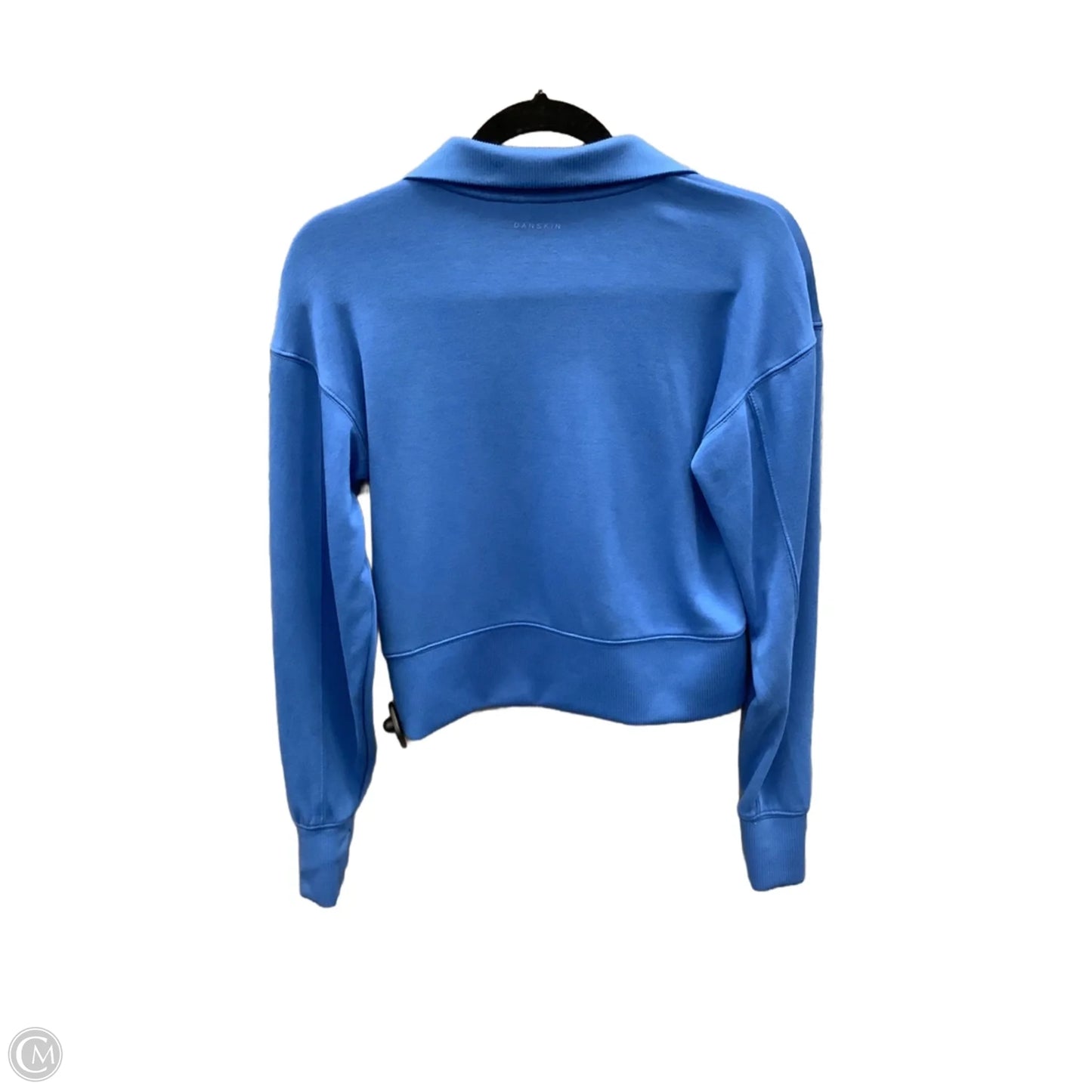 Athletic Sweatshirt Collar By Danskin In Blue, Size: Xs