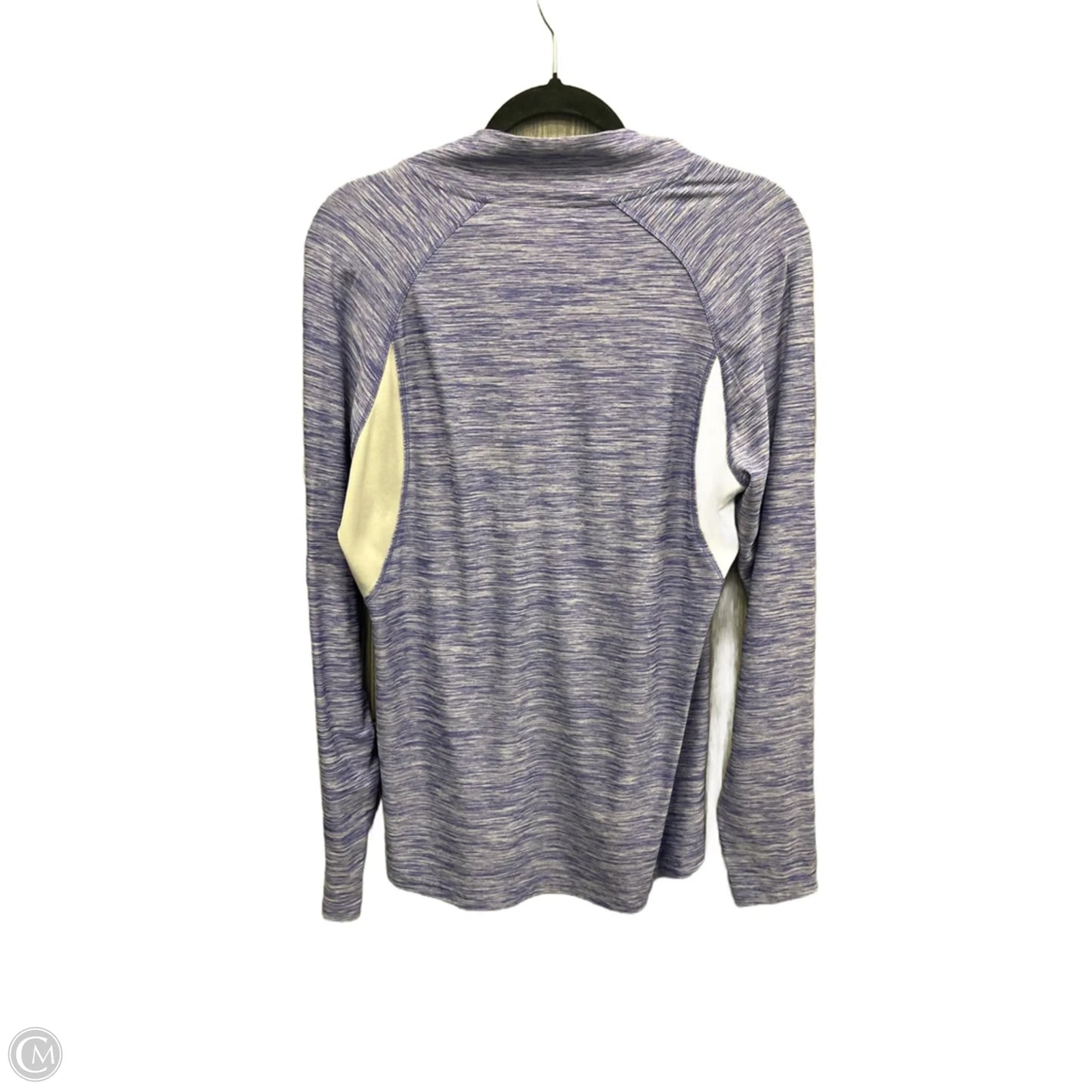 Athletic Top Long Sleeve Collar By Rbx In Purple, Size: Xl