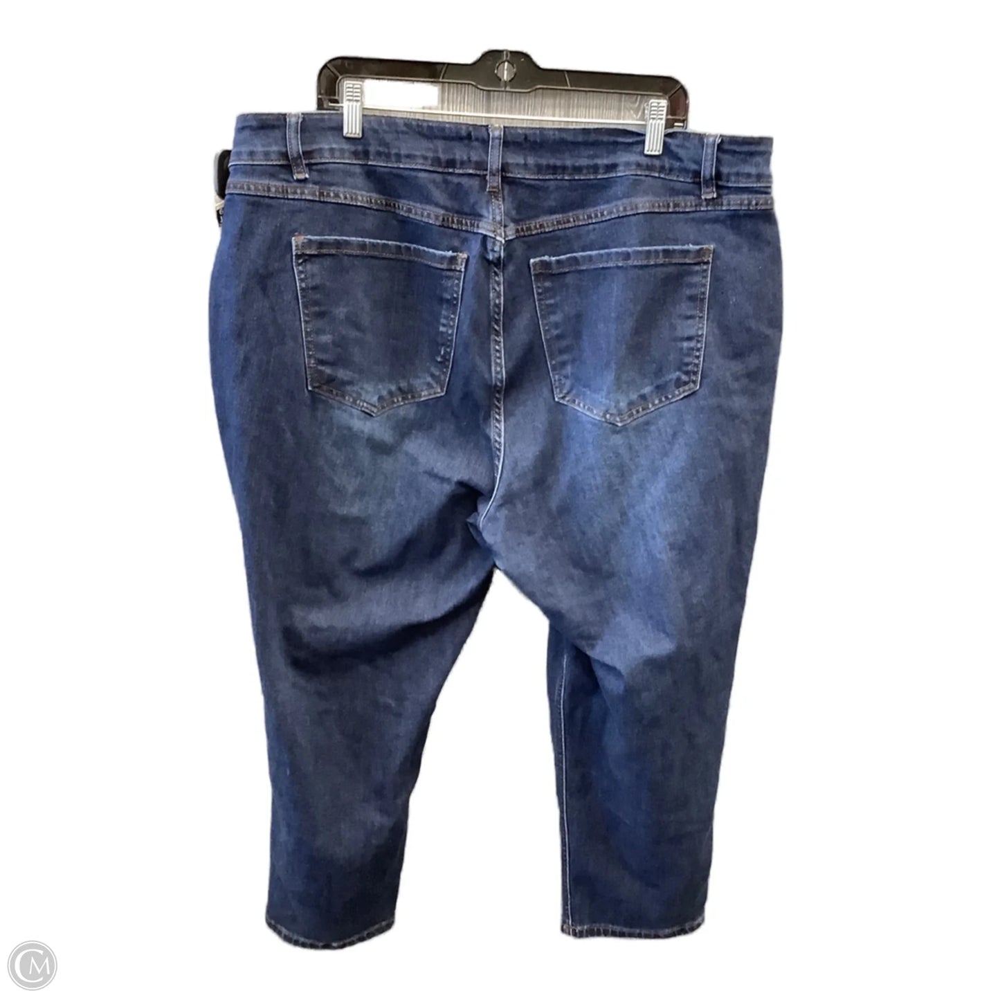 Jeans Skinny By Clothes Mentor In Blue Denim, Size: 22