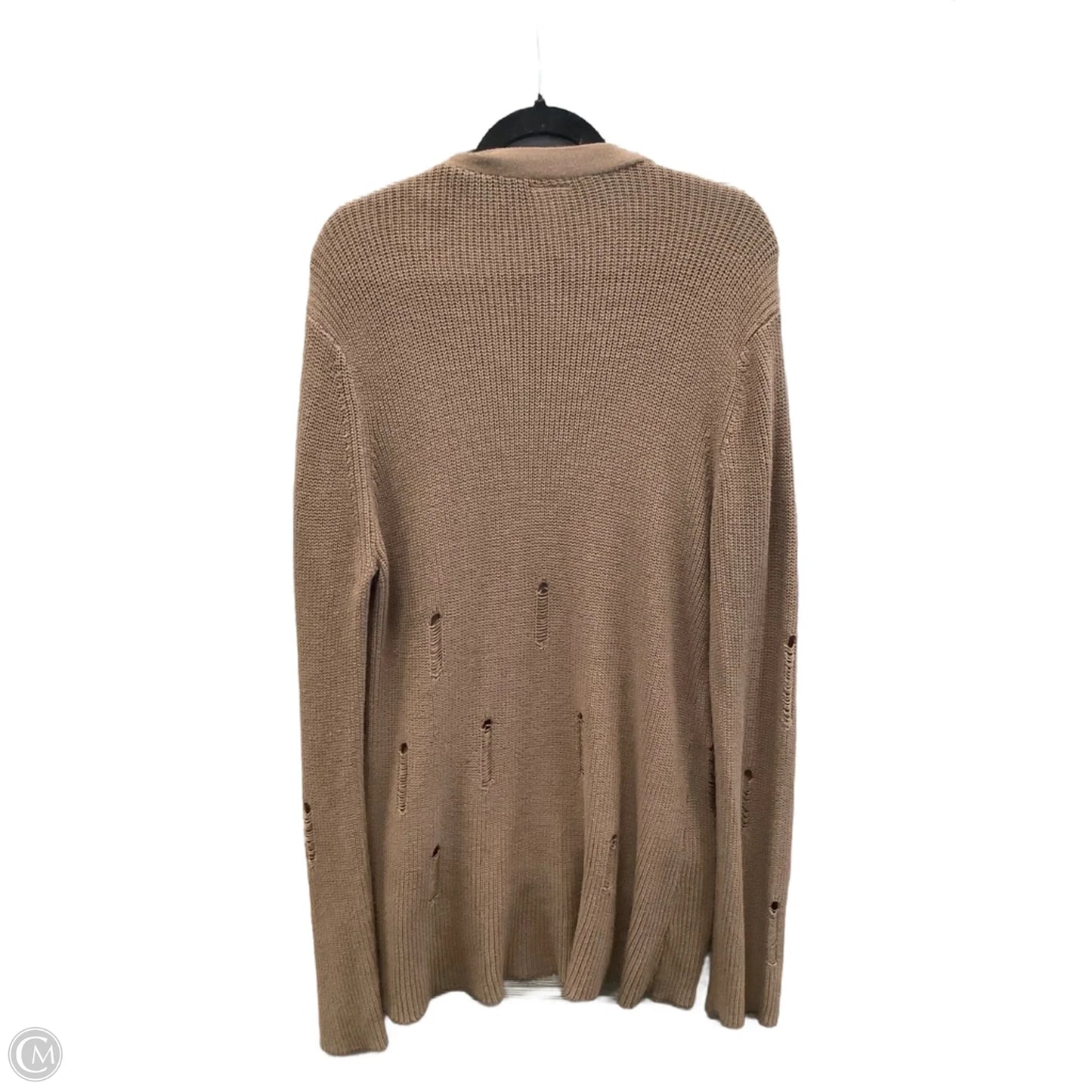 Cardigan By Daytrip In Brown, Size: Xl