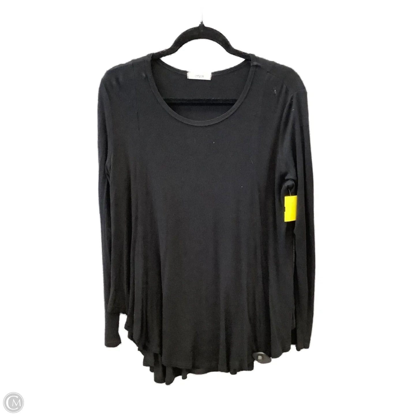 Tunic Long Sleeve By Cherish In Black, Size: M