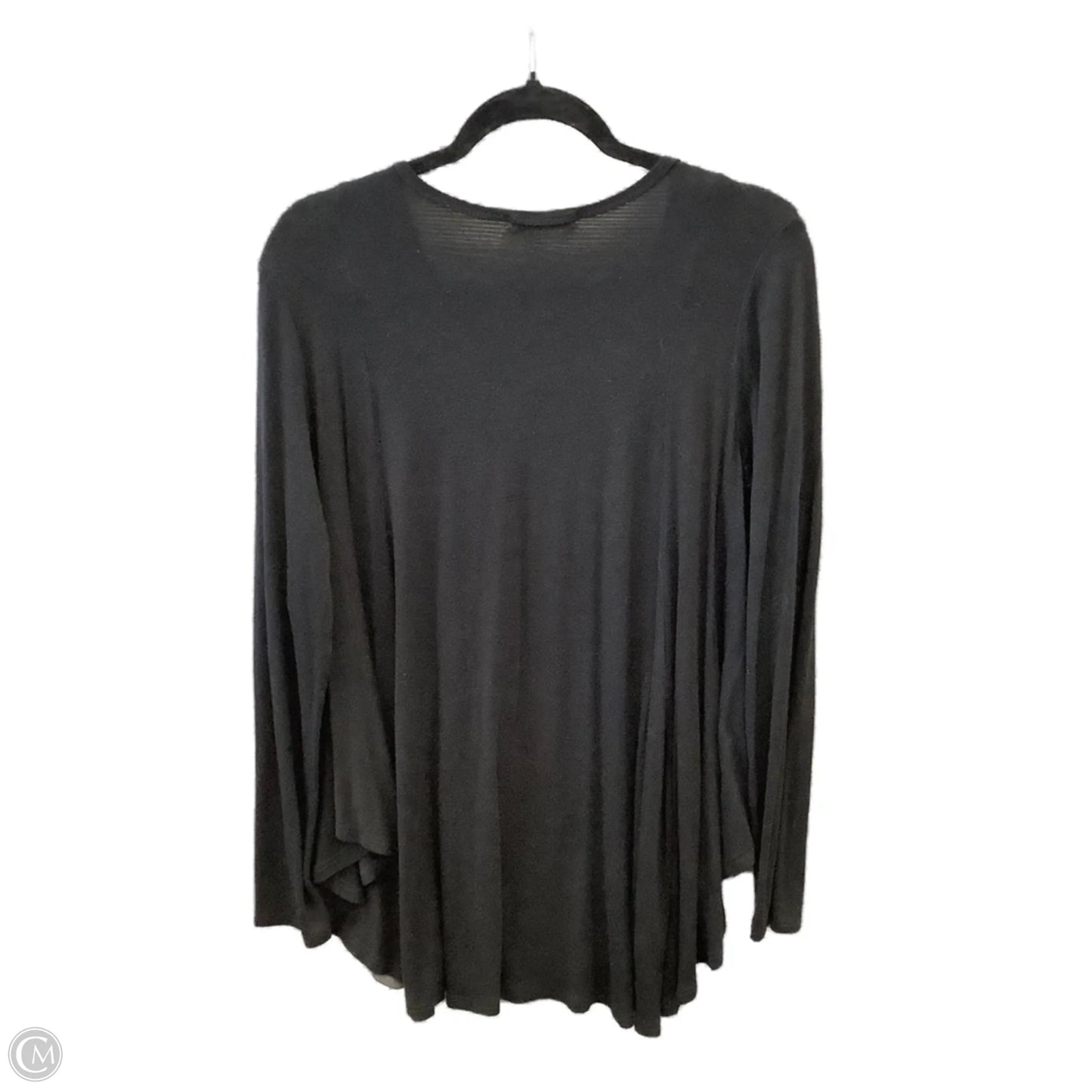 Tunic Long Sleeve By Cherish In Black, Size: M
