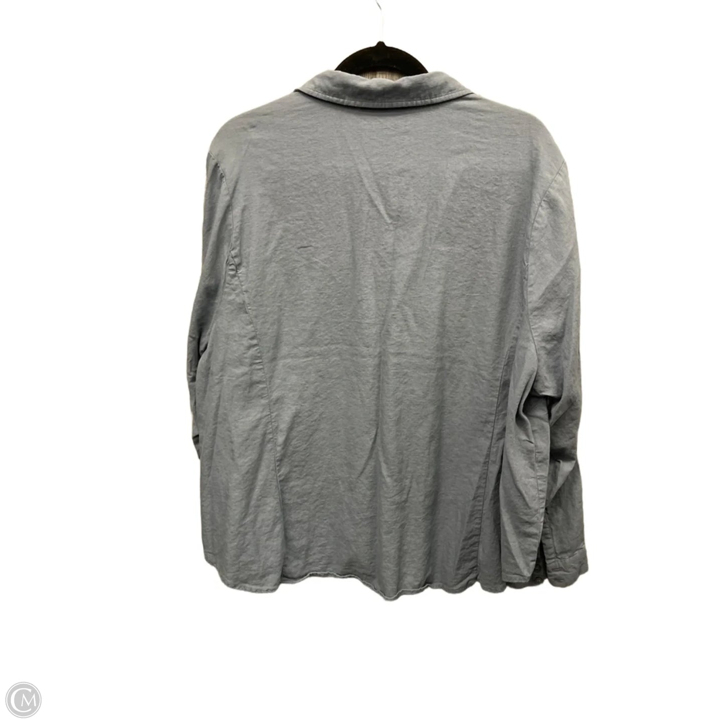 Top Long Sleeve By Daily Thread In Blue, Size: 3x